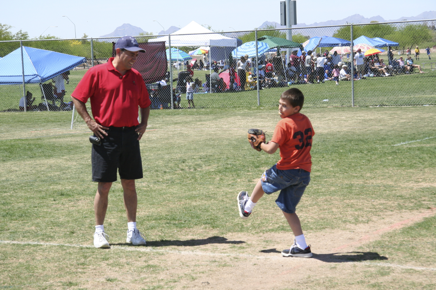2007. The ever present attempt to help Kyler develop into a pitcher and play baseball. 