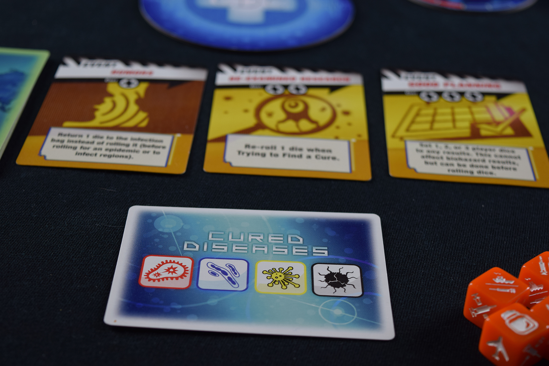 Pandemic Cured Viruses Card