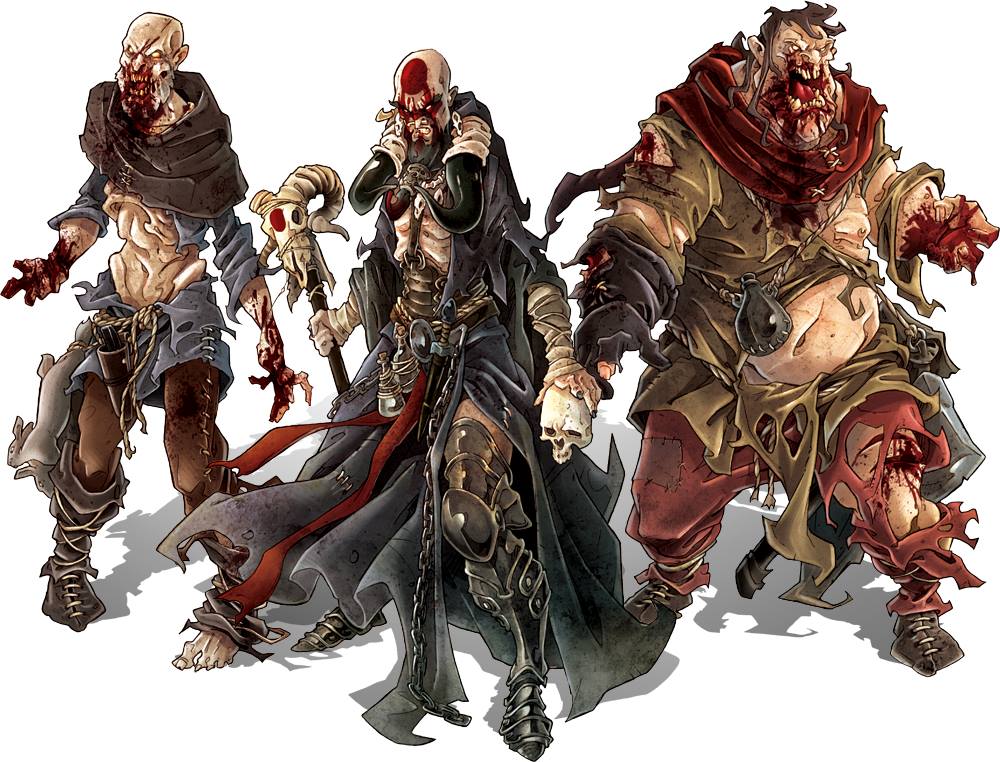Zombicide: Black Plague Enemies