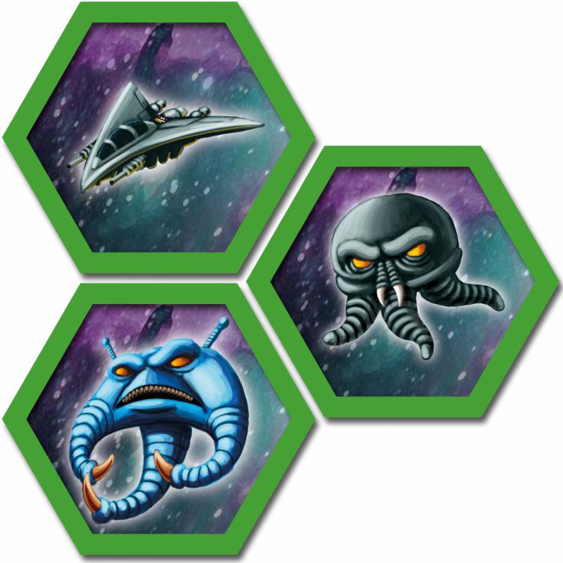 Survive: Space Attack tiles.