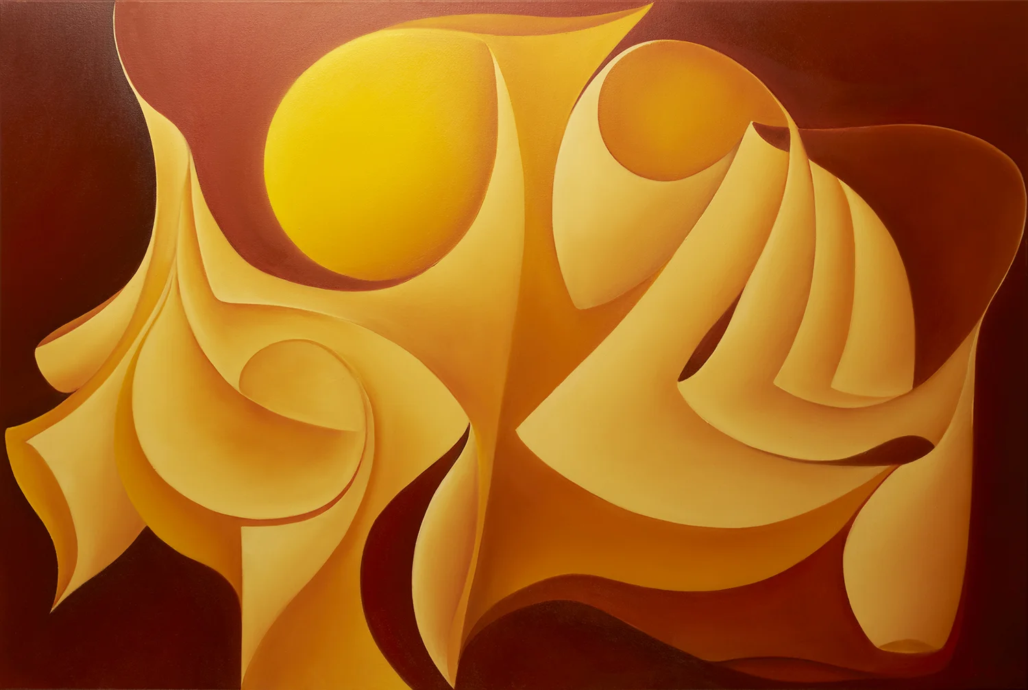  PASSAGE OF LIGHT OIL ON CANVAS, 180CM x 240CM 