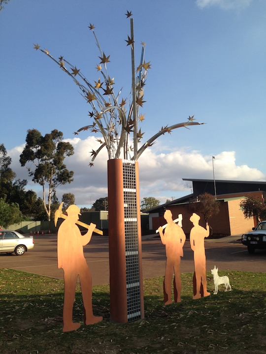 Boddington Street Scape - 2014, Metal (W.H.D) - 4.5mx5mx3m