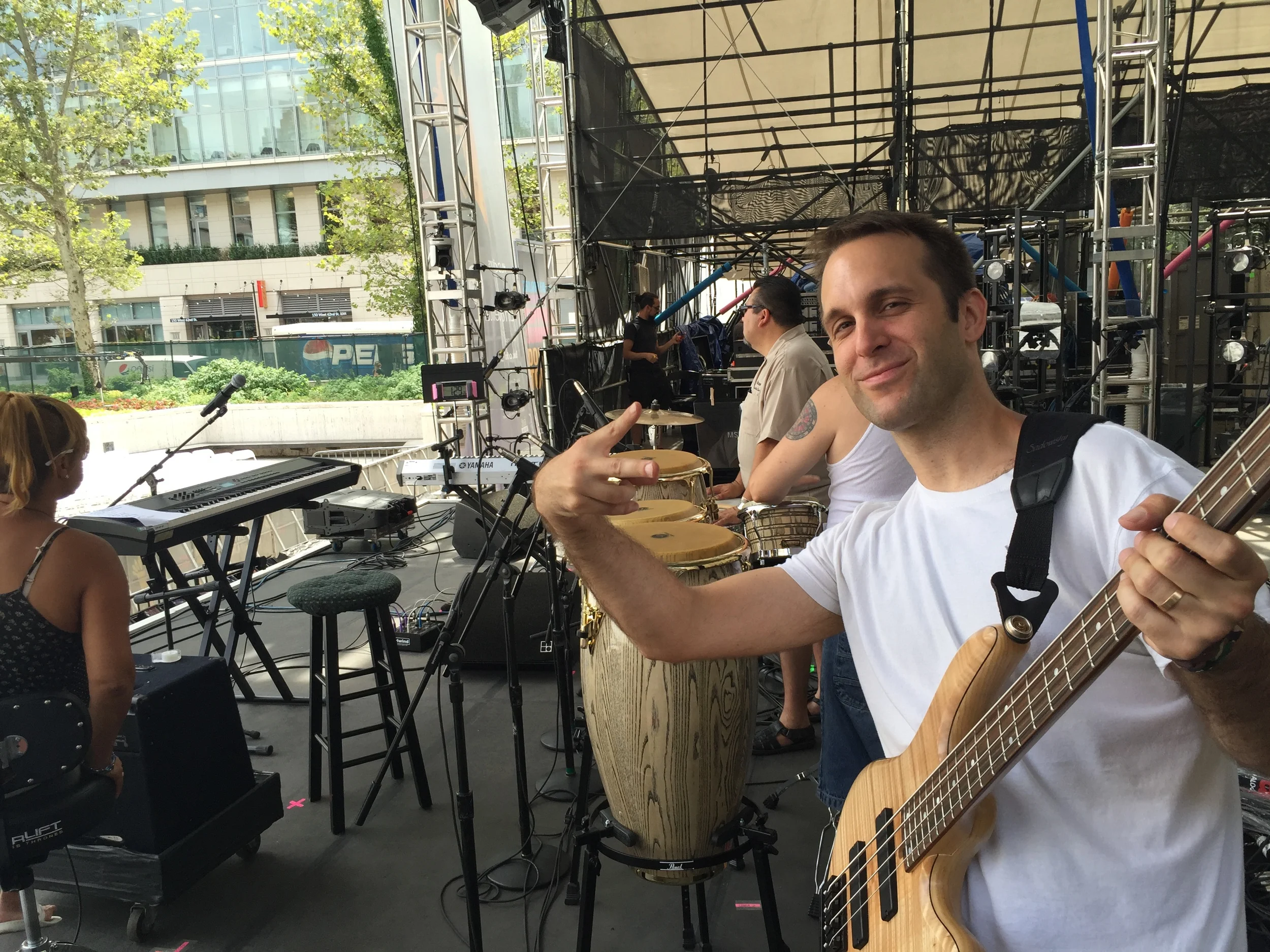 Soundcheck at Lincoln Center!!!!