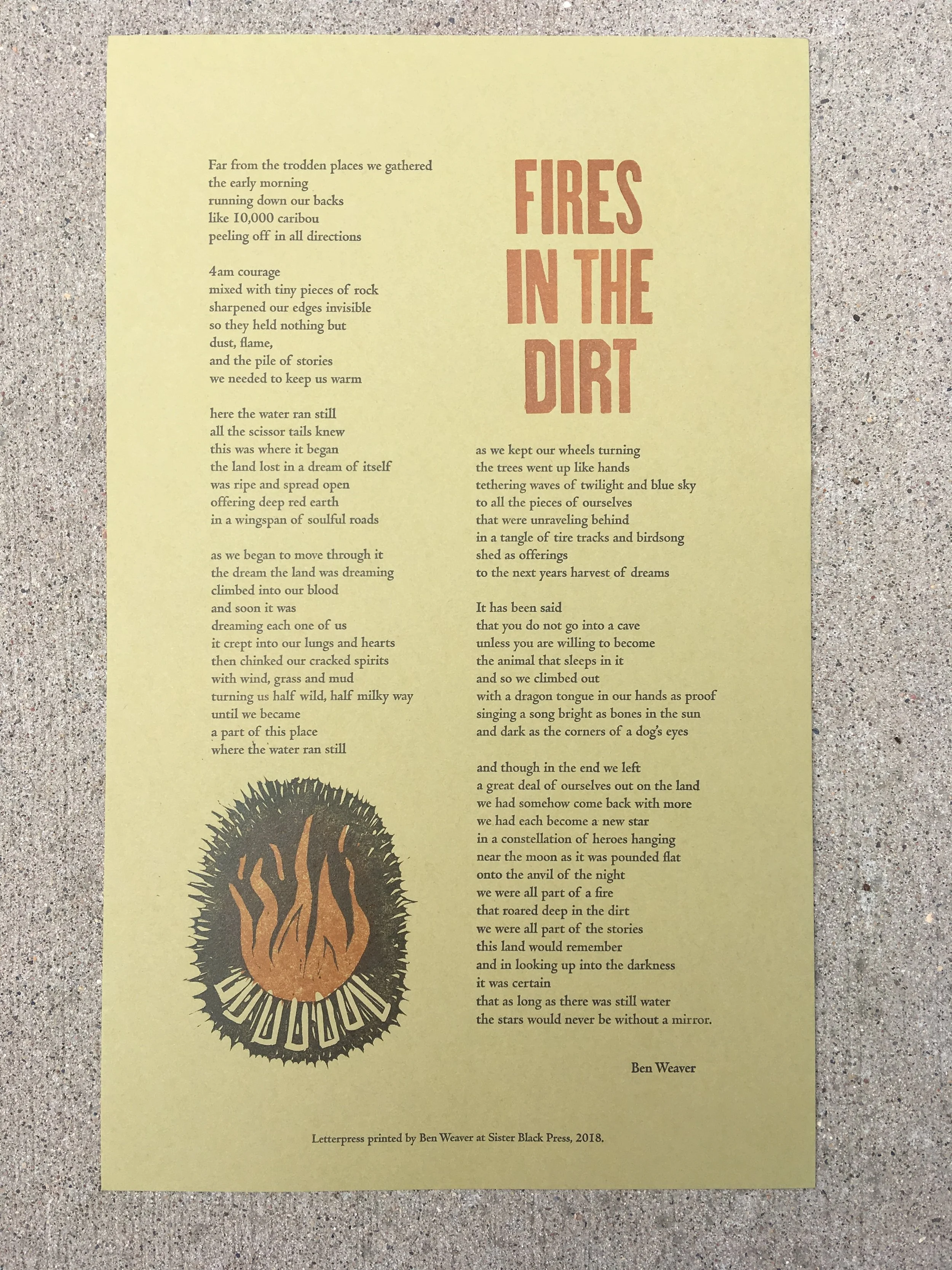 Fires in the Dirt 