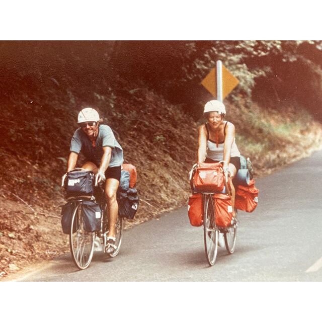 ... in this picture my mom is pregnant with me and circumnavigating Oregon in 1979 // She opened the doors for me // gratitude to the matriarch ...