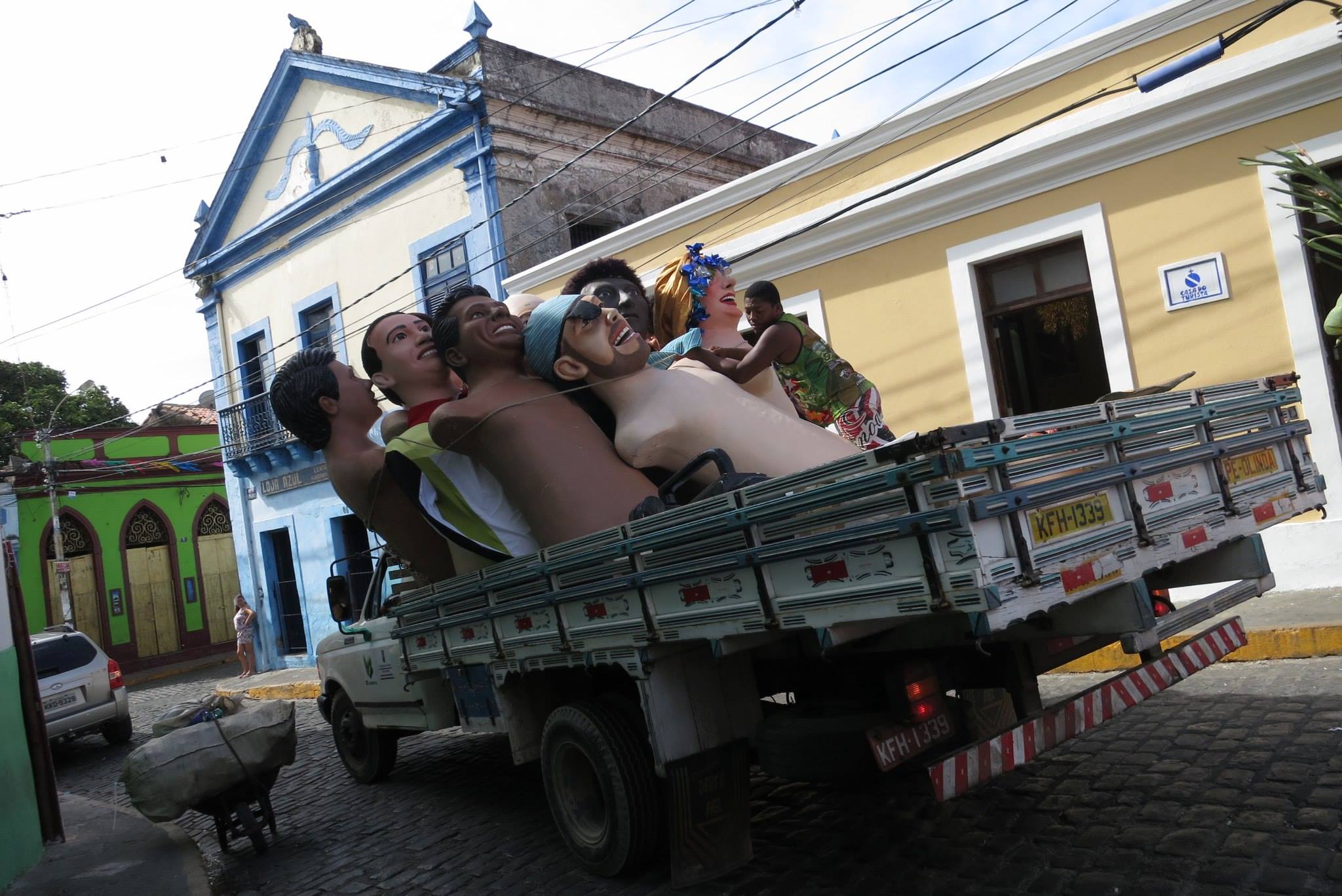 Cabezudos en Olinda. Foto: Patricia Alonso