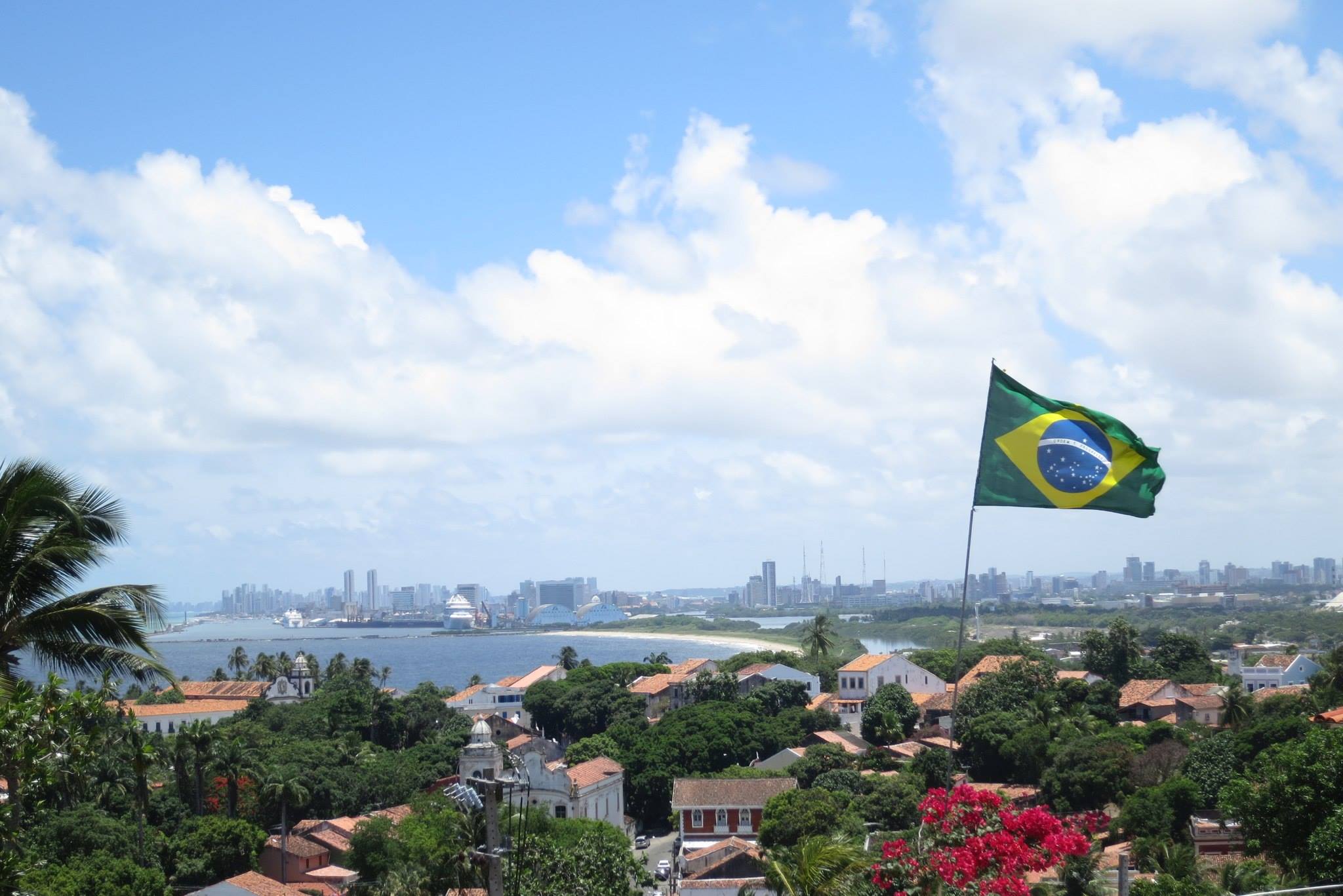 Recife visto desde la ciudad colonial Olinda. Foto: Patricia Alonso