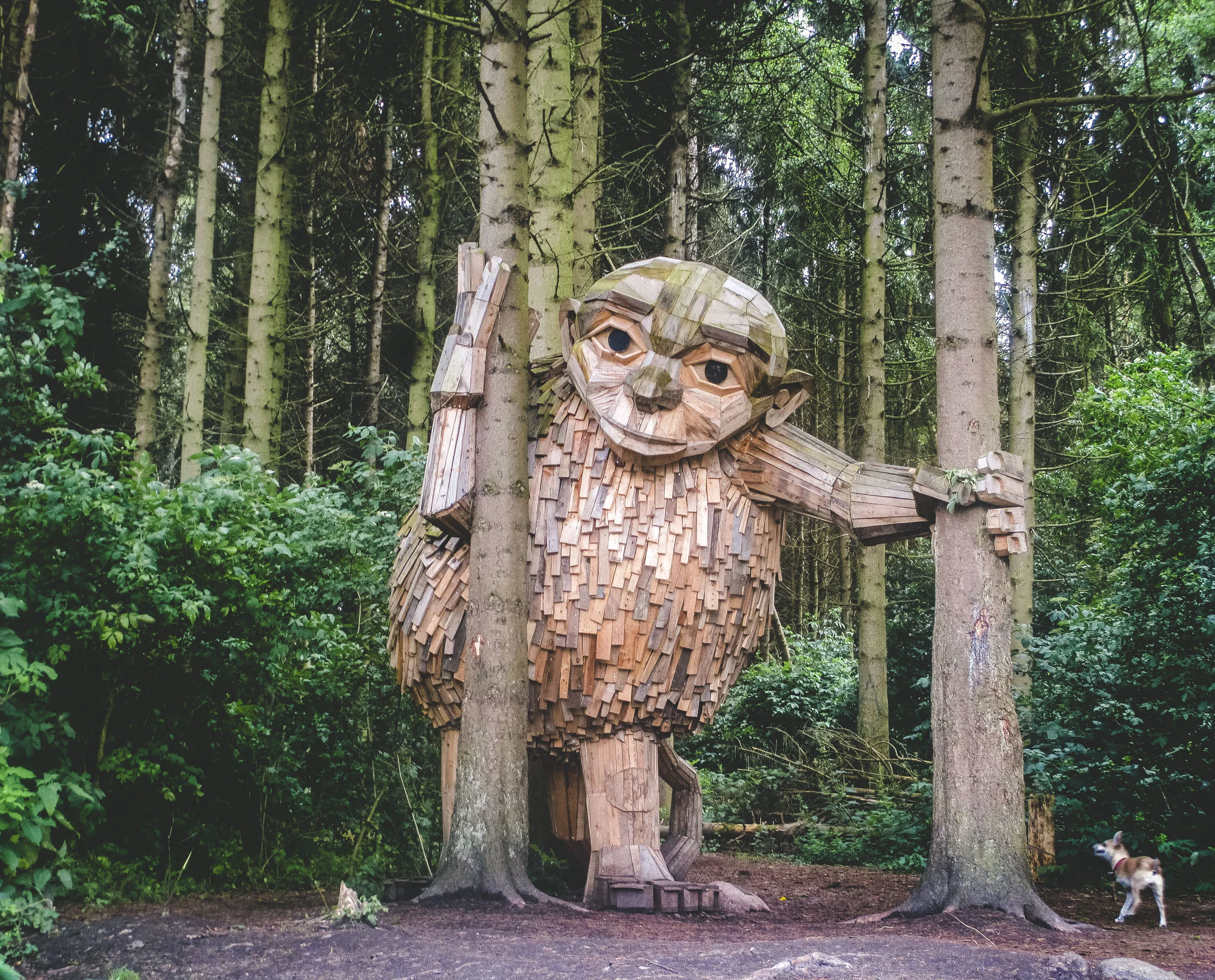 Los Gigantes de Thomas Dambo en Copenhagen  