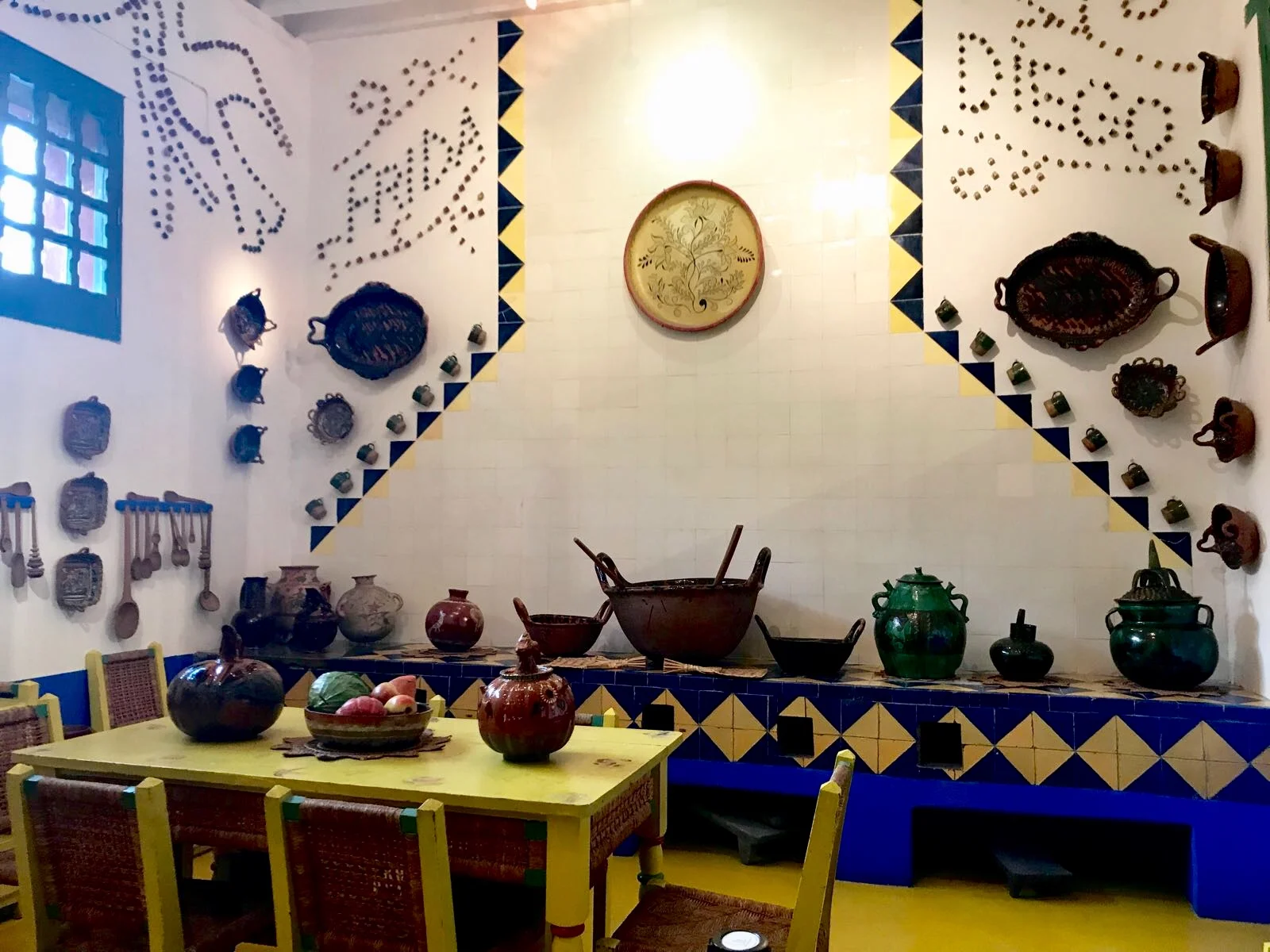 Cocina en Casa Frida. 