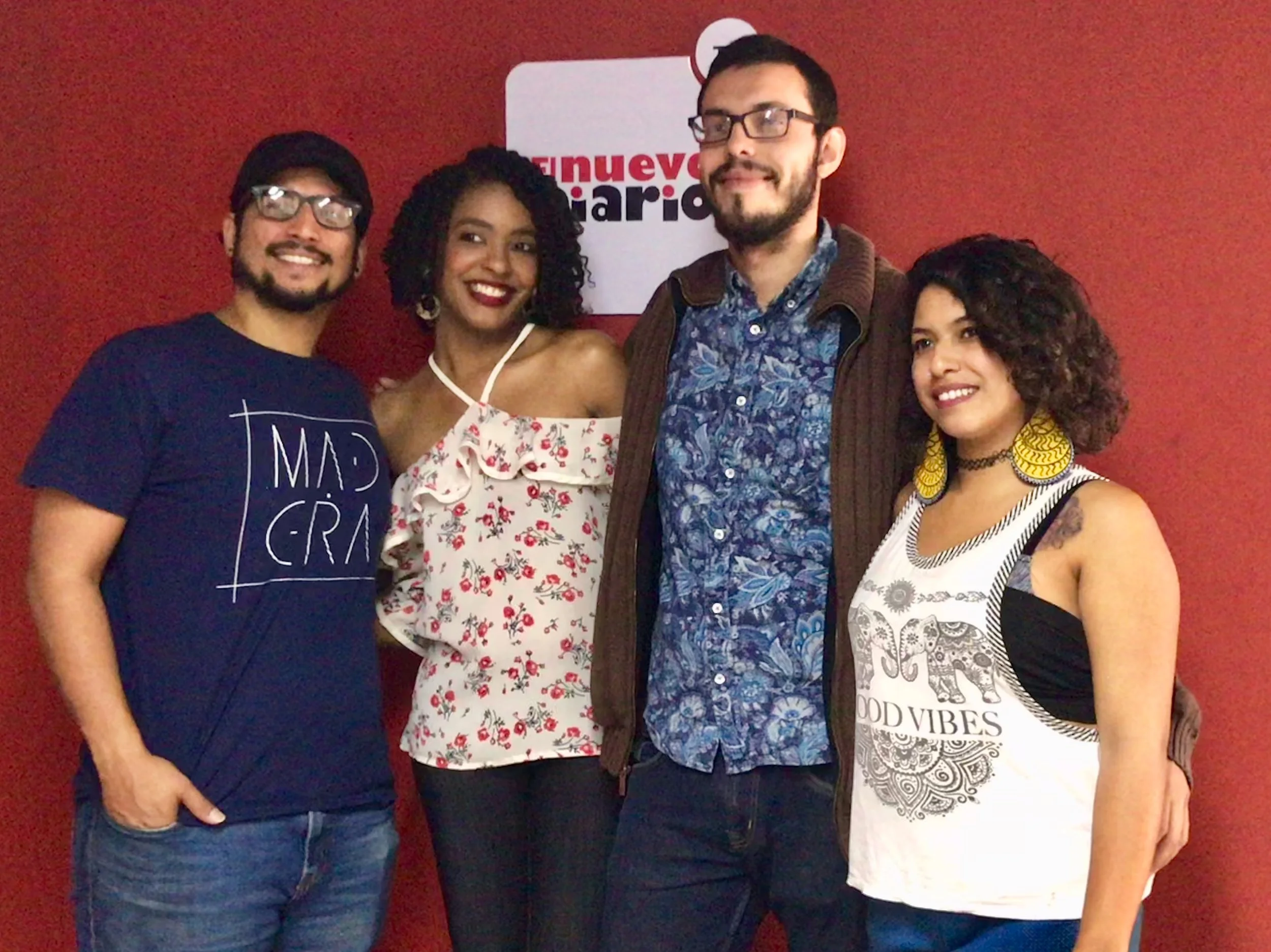 Fernando Madera, Leonardo Osuna y Angelica Kolsan en entrevista con MúsicaPress. f. Miosoti Alvarado