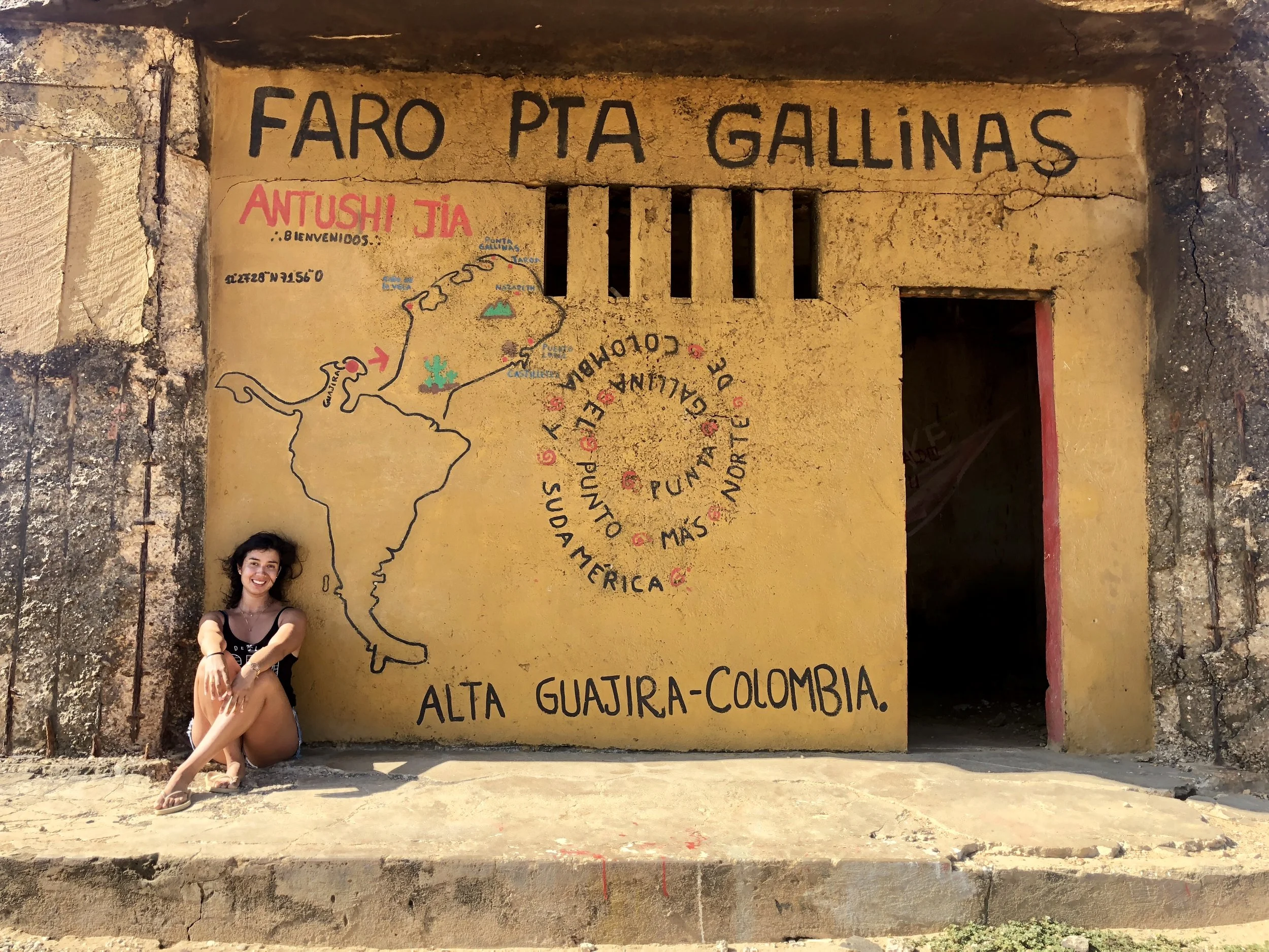 Faro Punta Gallinas, la latitud más al norte de América del Sur.