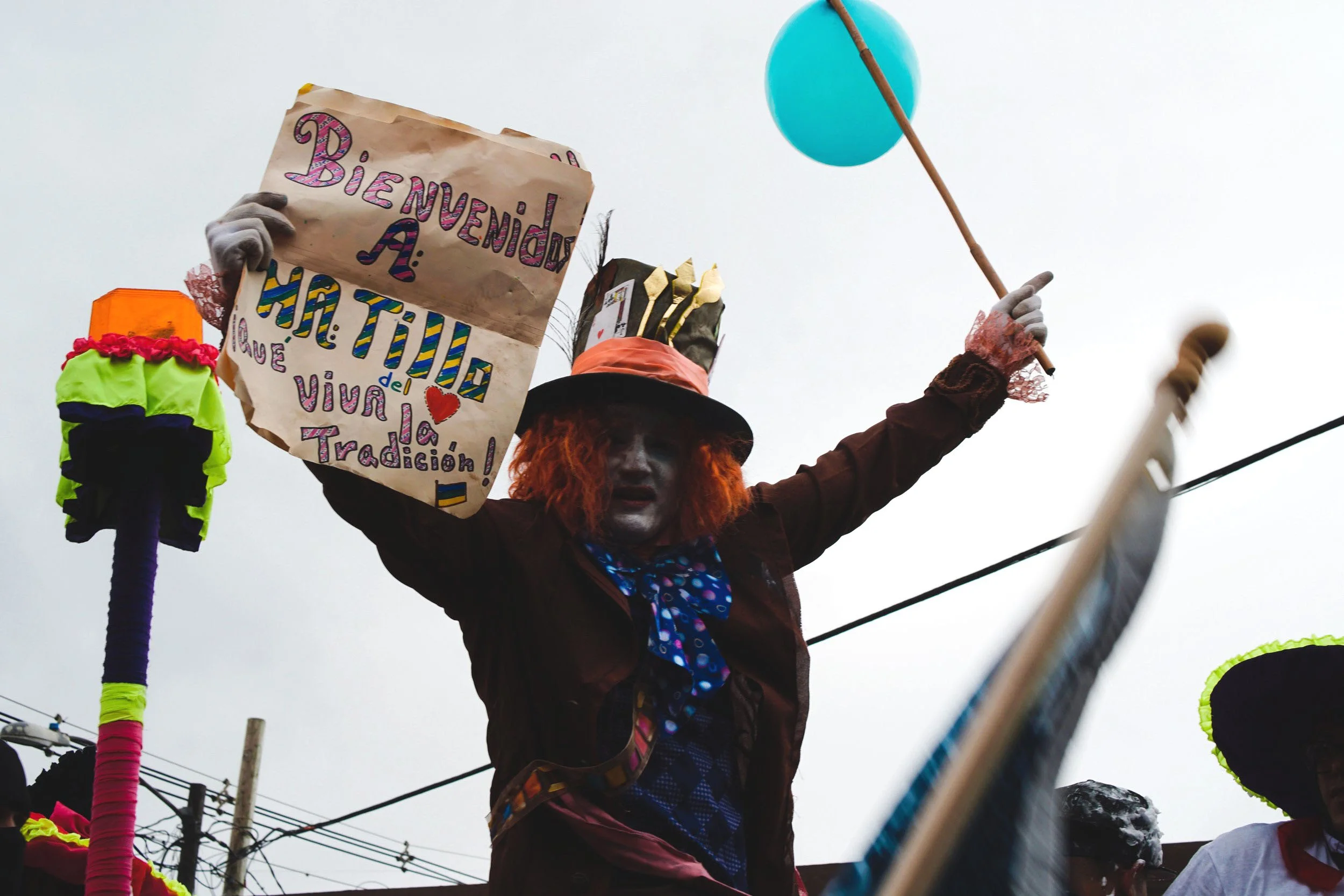 Por primera vez en el Festival de Máscaras de Hatillo