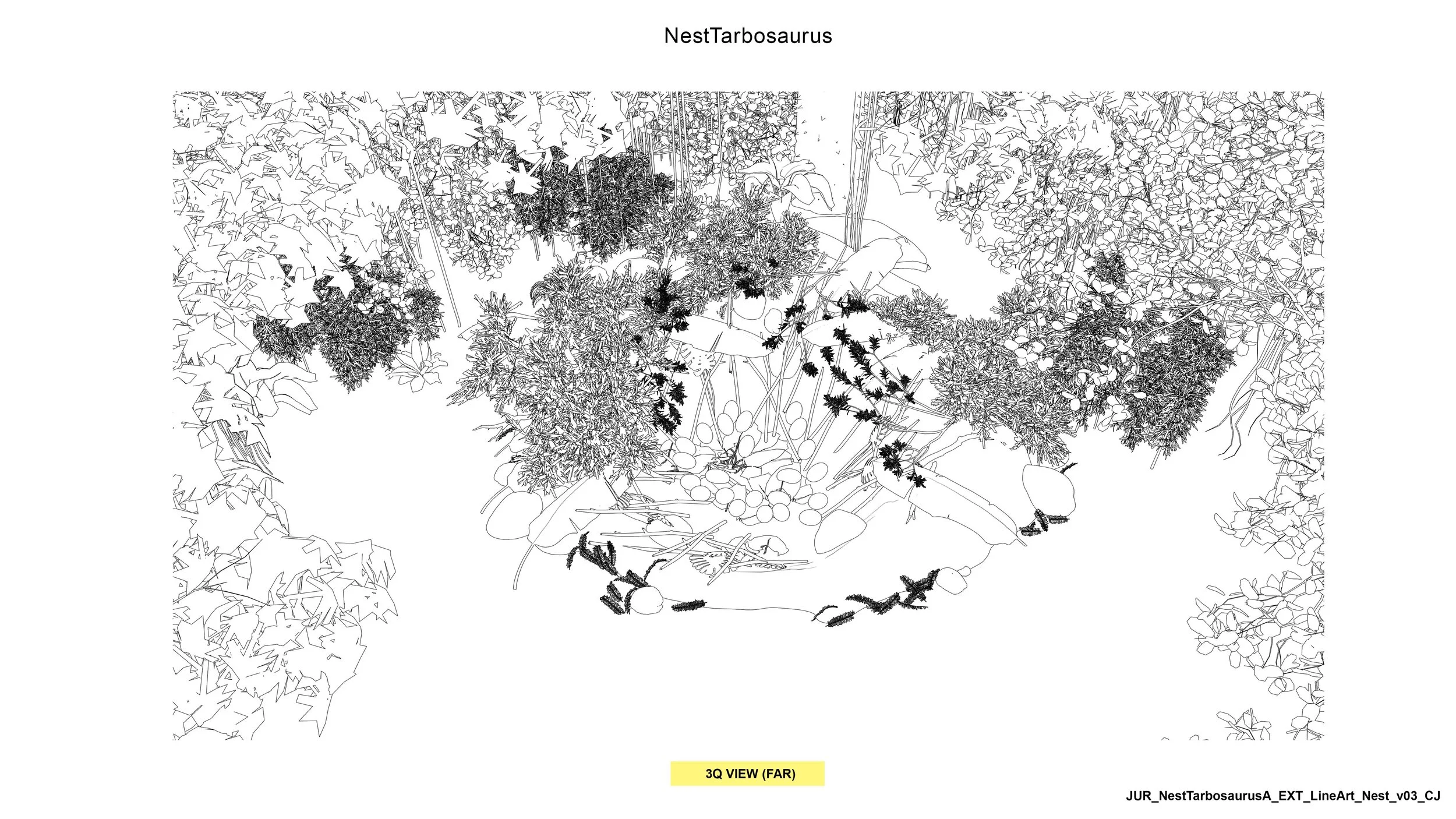 JUR_NestTarbosaurusA_EXT_LineArt_Nest_v03_CJ.jpg