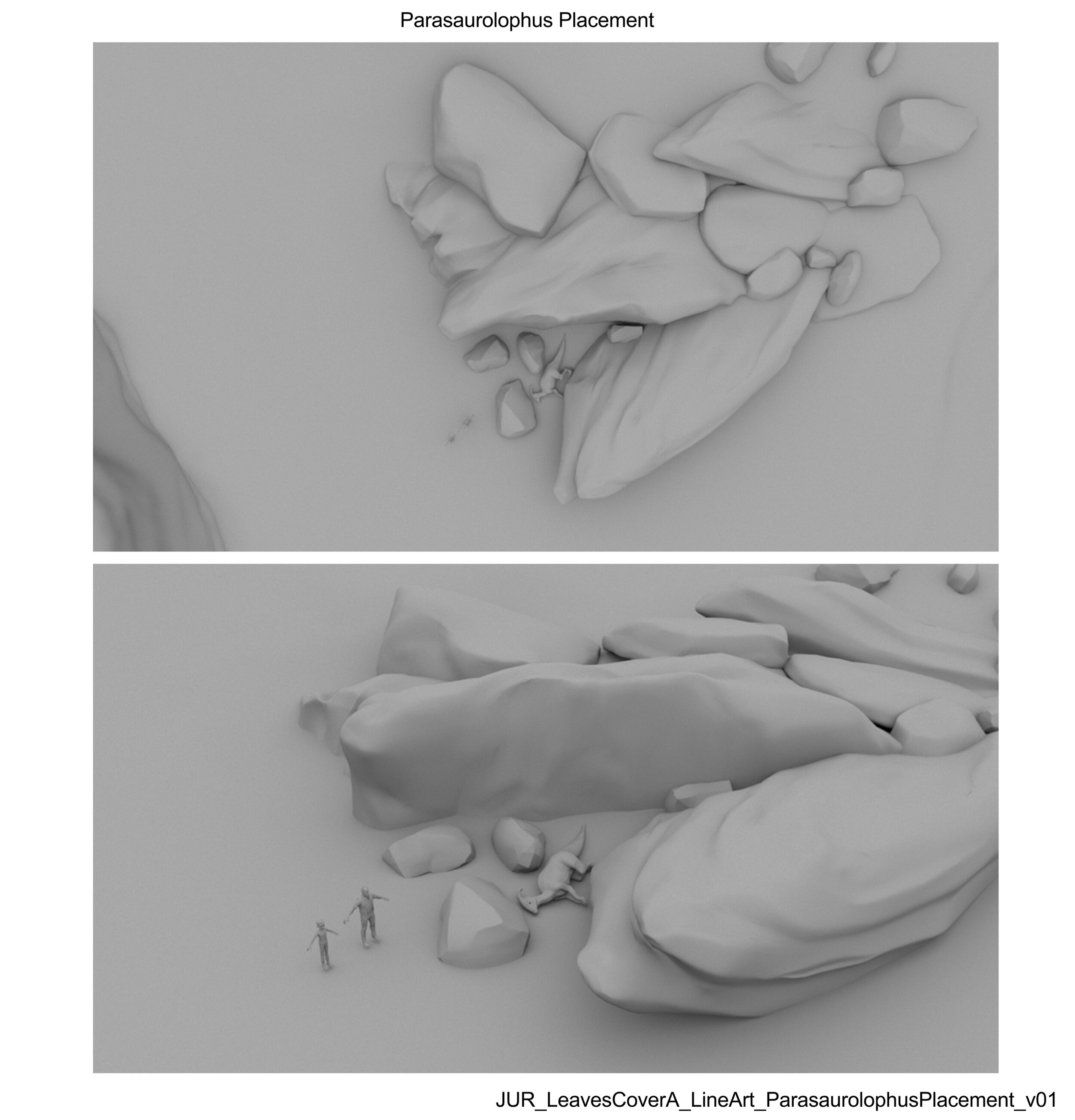 RESIZE_JUR_LeavesCoverA_LineArt_ParasaurolophusPlacement_v01_CJ.jpg