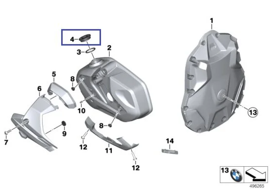 BMW Genuine - 11128396740 | Oil Filter Plug, Classic — Integrated  