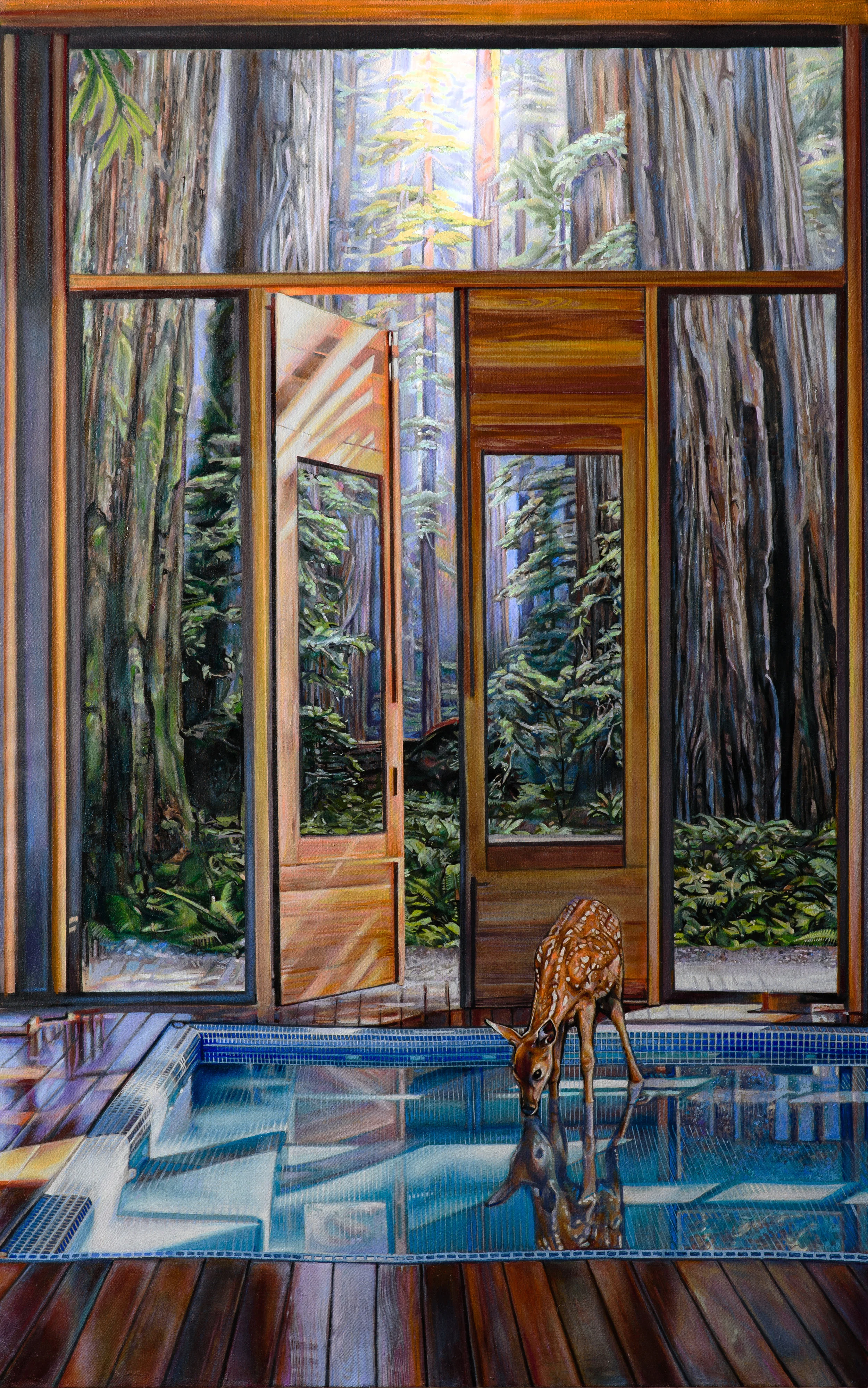 Lost, 34x55", Oil on Linen