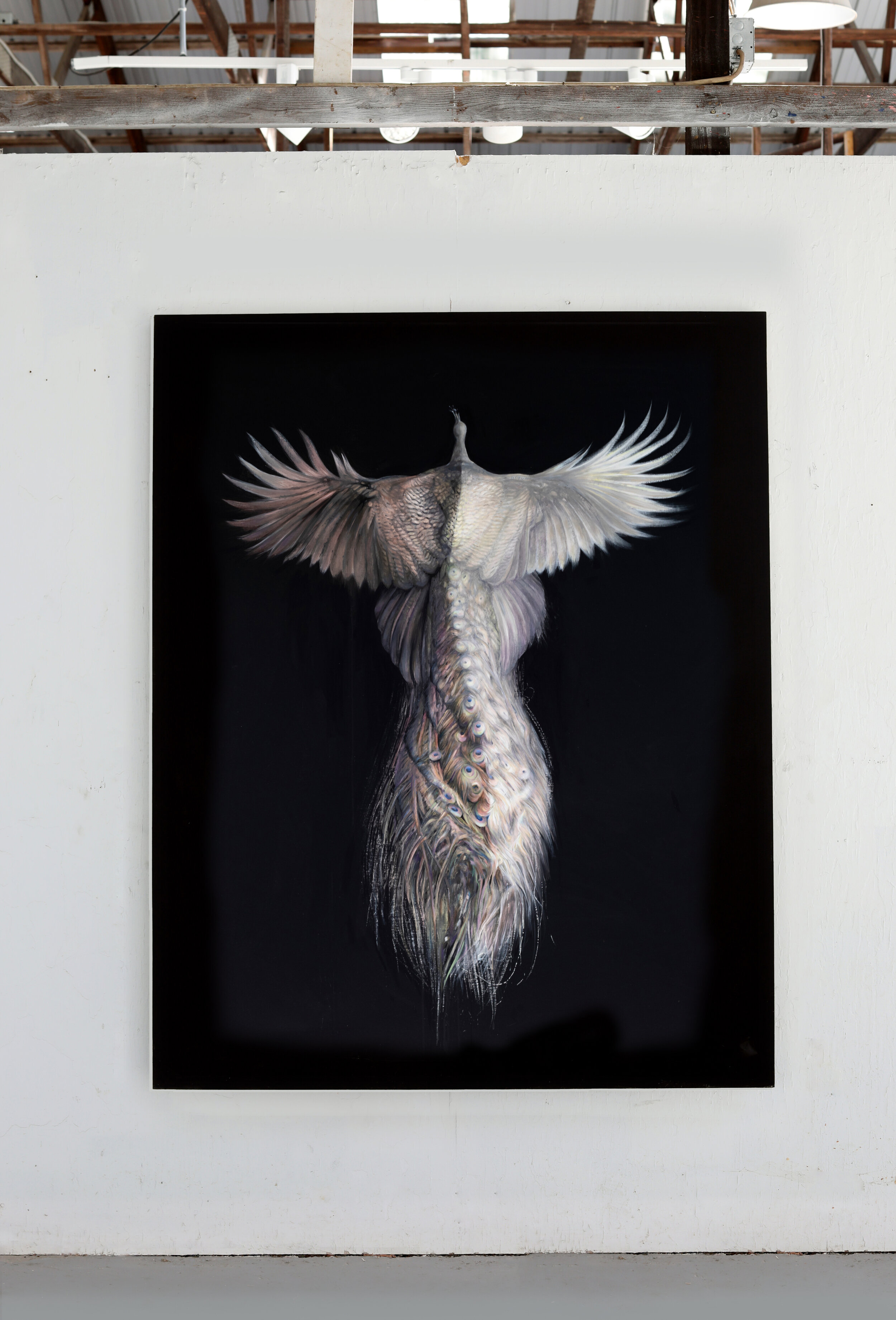 Phoenix, Acrylic on canvas, 55 x 70”