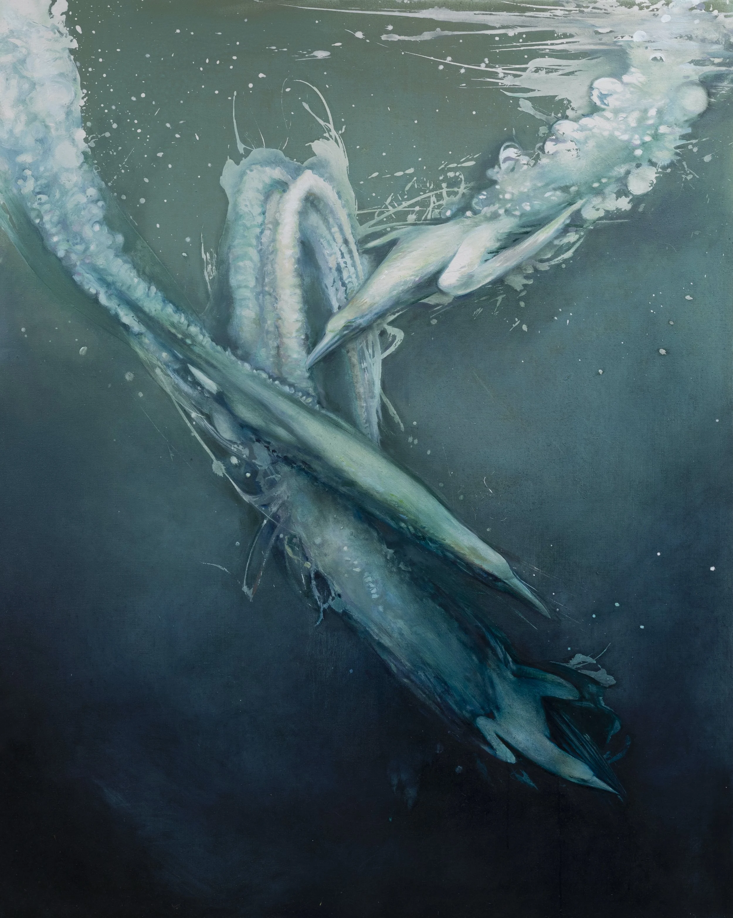 Occidentalis, Oil and acrylic on linen 60" x 48"