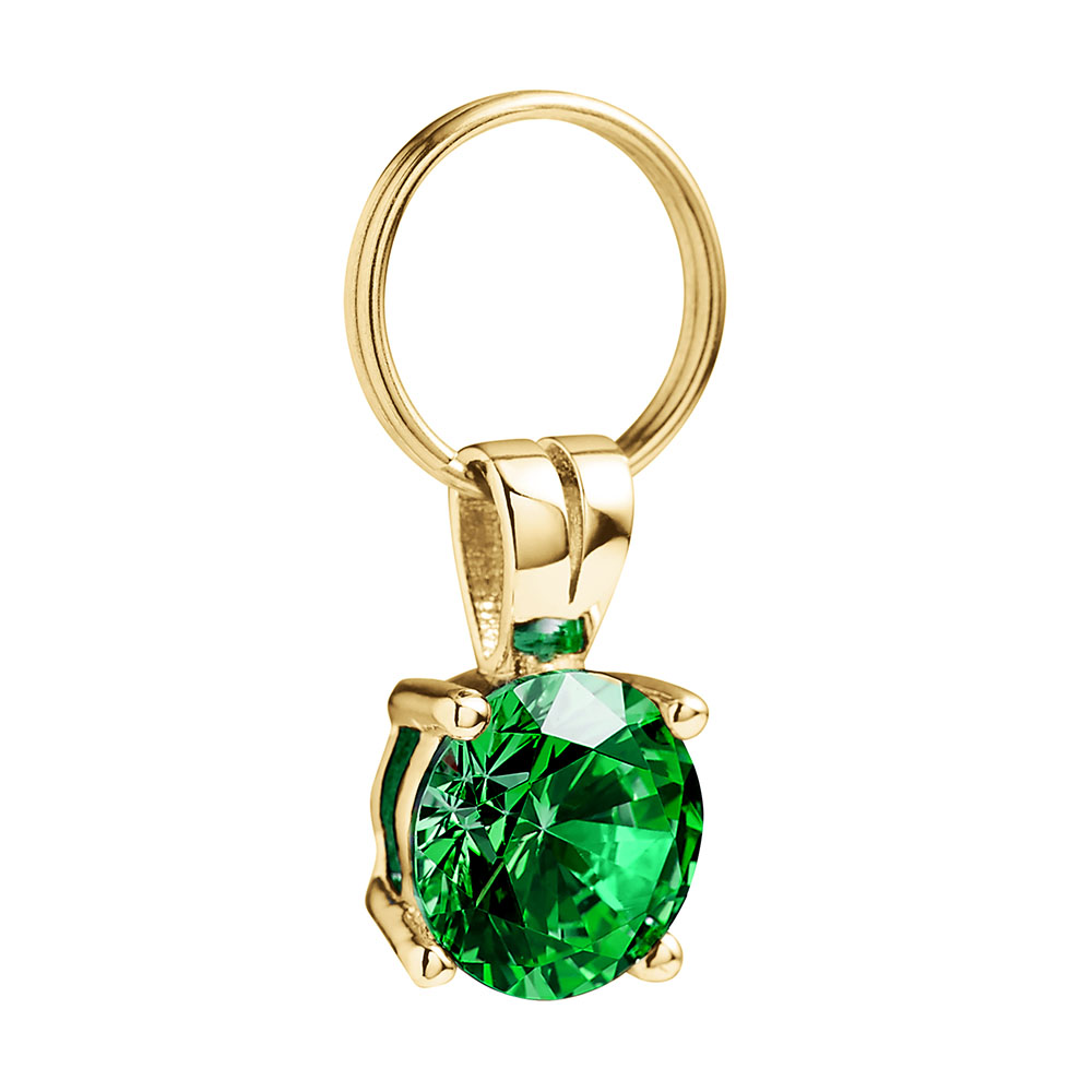 'Emerald' Gem Charm