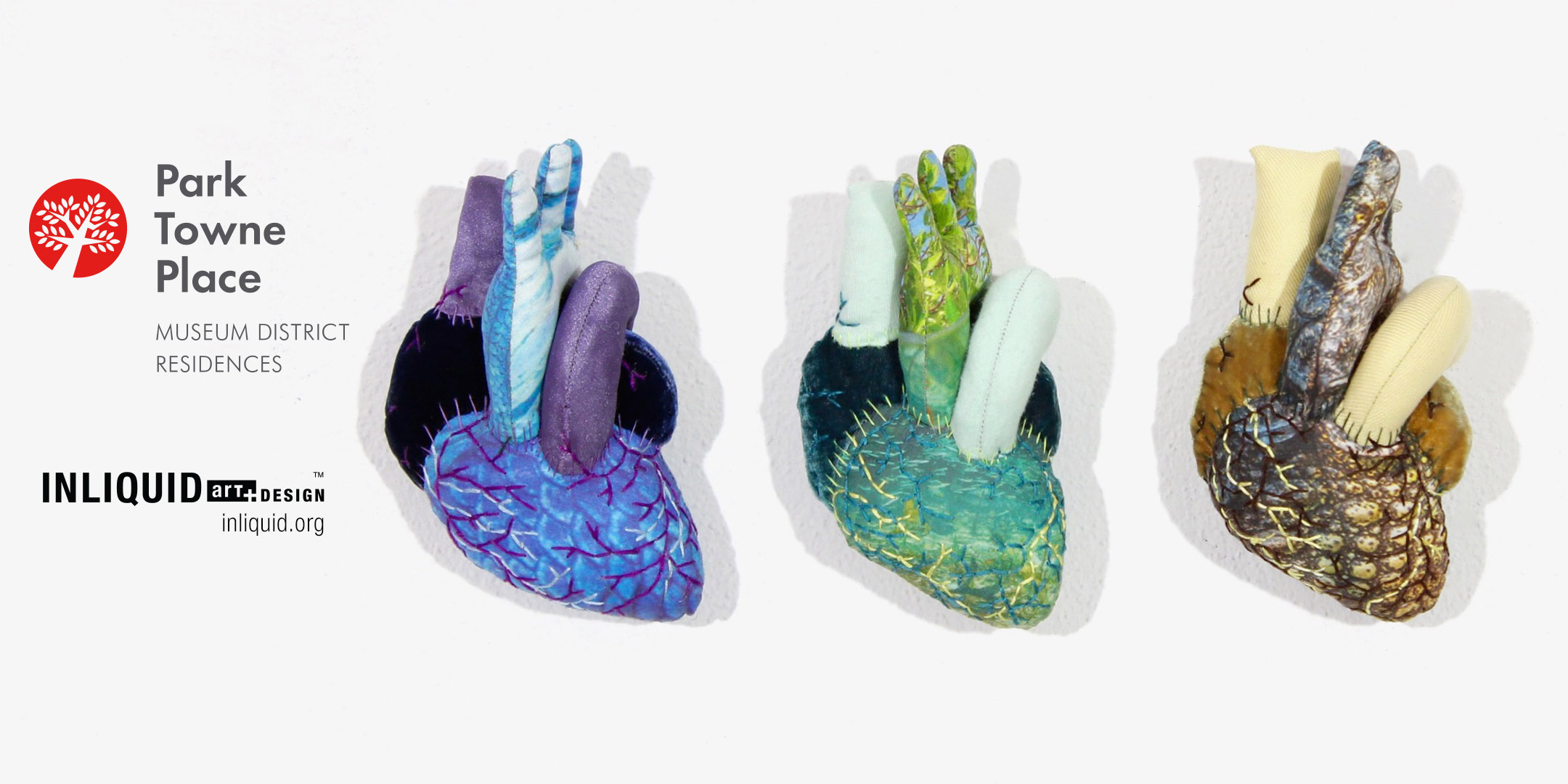 When: Sunday, June 26, 2016, 1-3pm Where: The Art Studio Park Towne Place South Tower 2200 Benjamin Franklin Pkwy Philadelphia, PA 19130 Hosted by Park Towne Place Museum District Residents and InLiquid Art+Design Create a one of a kind soft sculpture with InLiquid Member Emily Schnellbacher . Participants will be introduced to a range of essential sewing and design techniques as they make a naturalistic form from start to finish. Schnellbacher has been mastering the art of sewn sculptures through many installments of work and finds inspiration in a variety of subjects, from parts of the human body to huge sea creatures. Part of the series of Art-Making Workshops at Park Towne Place, this event is free and open to the public. Park Towne Place residents are encouraged to attend! RSVP’s are required, as the class size is limited. All ages welcome. Materials will be provided. R egister Here!