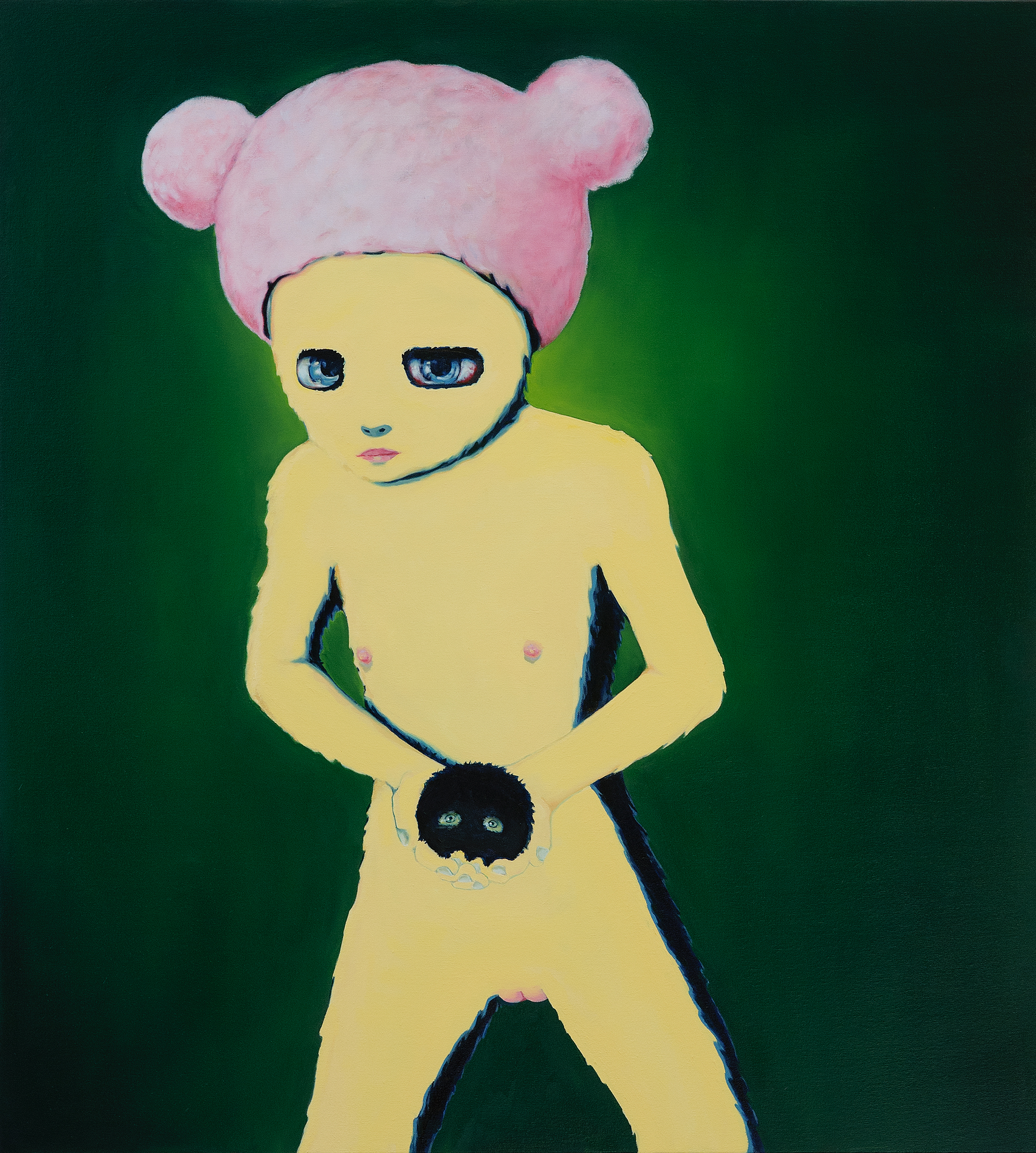  ikooki in Furs  2012   oil on canvas, 110x100 cm   