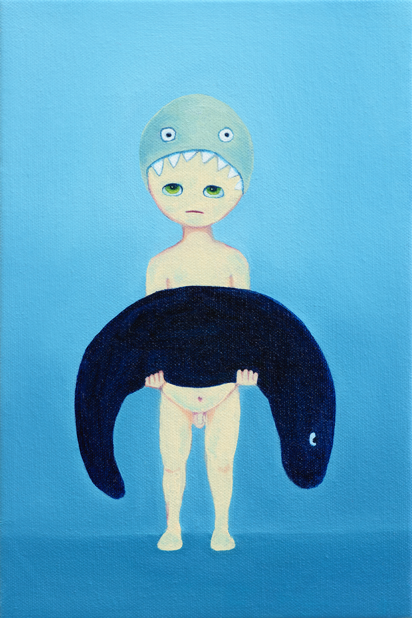   sharkboy   2014   oil on canvas, 30x20 cm&nbsp;  