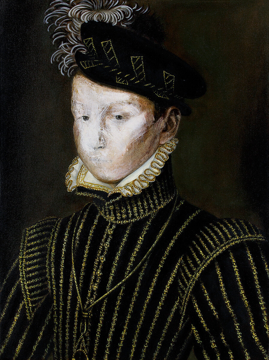 Portrait of King Charles IX of France after Francois Clouet