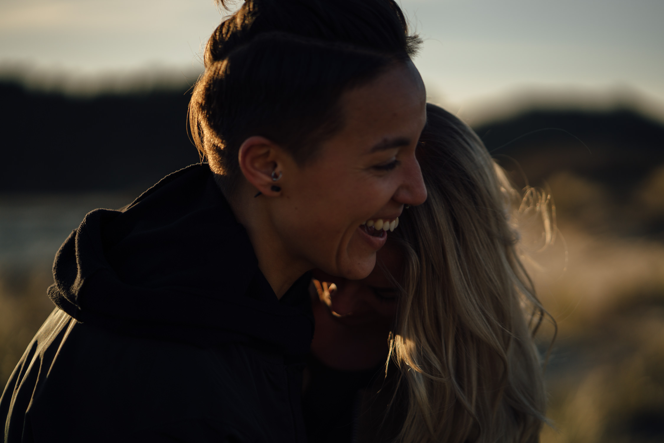 gelach en het geluk van een loveshoot in bloemendaal