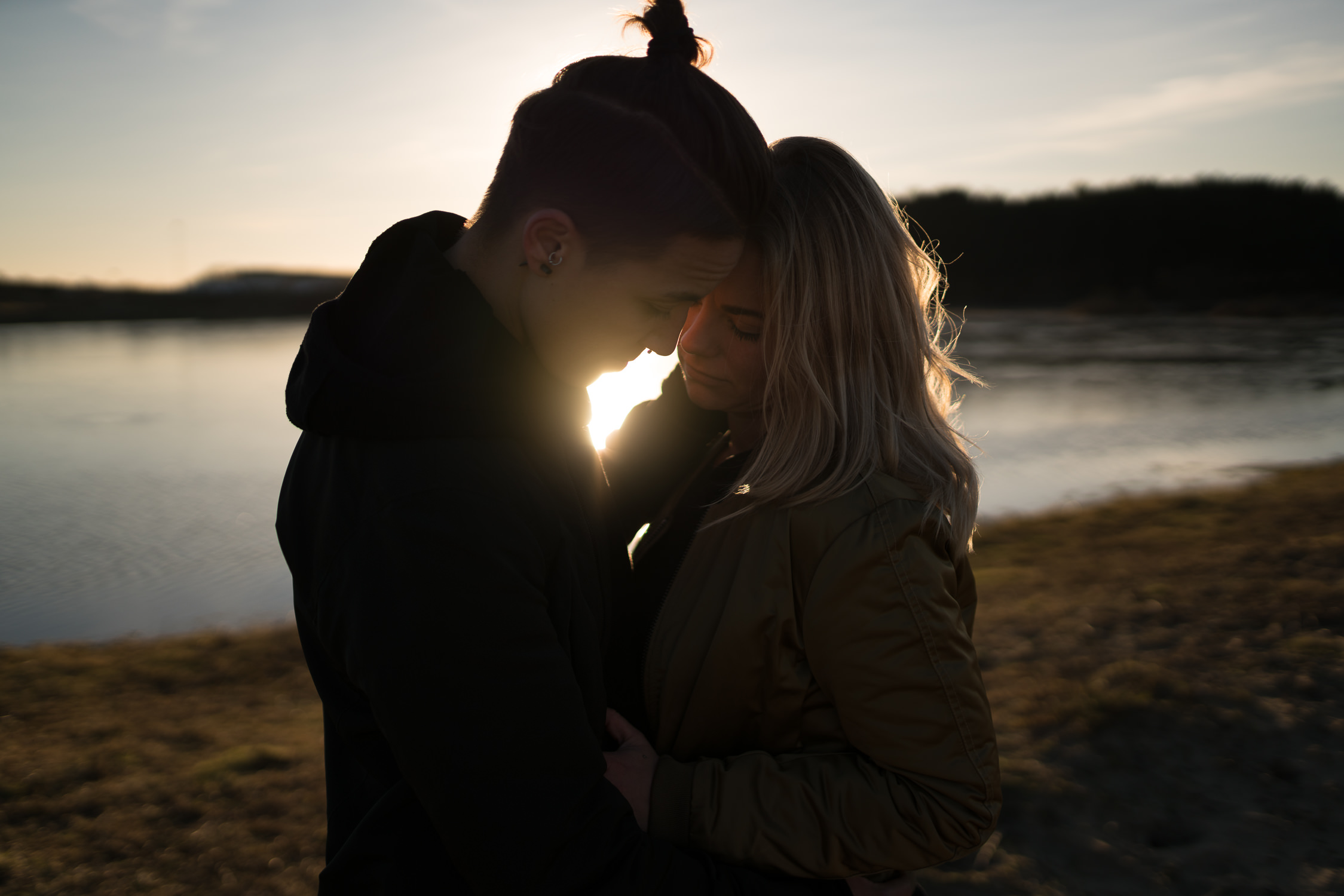 mooiste liefde portret van een loveshoot in bloemendaal