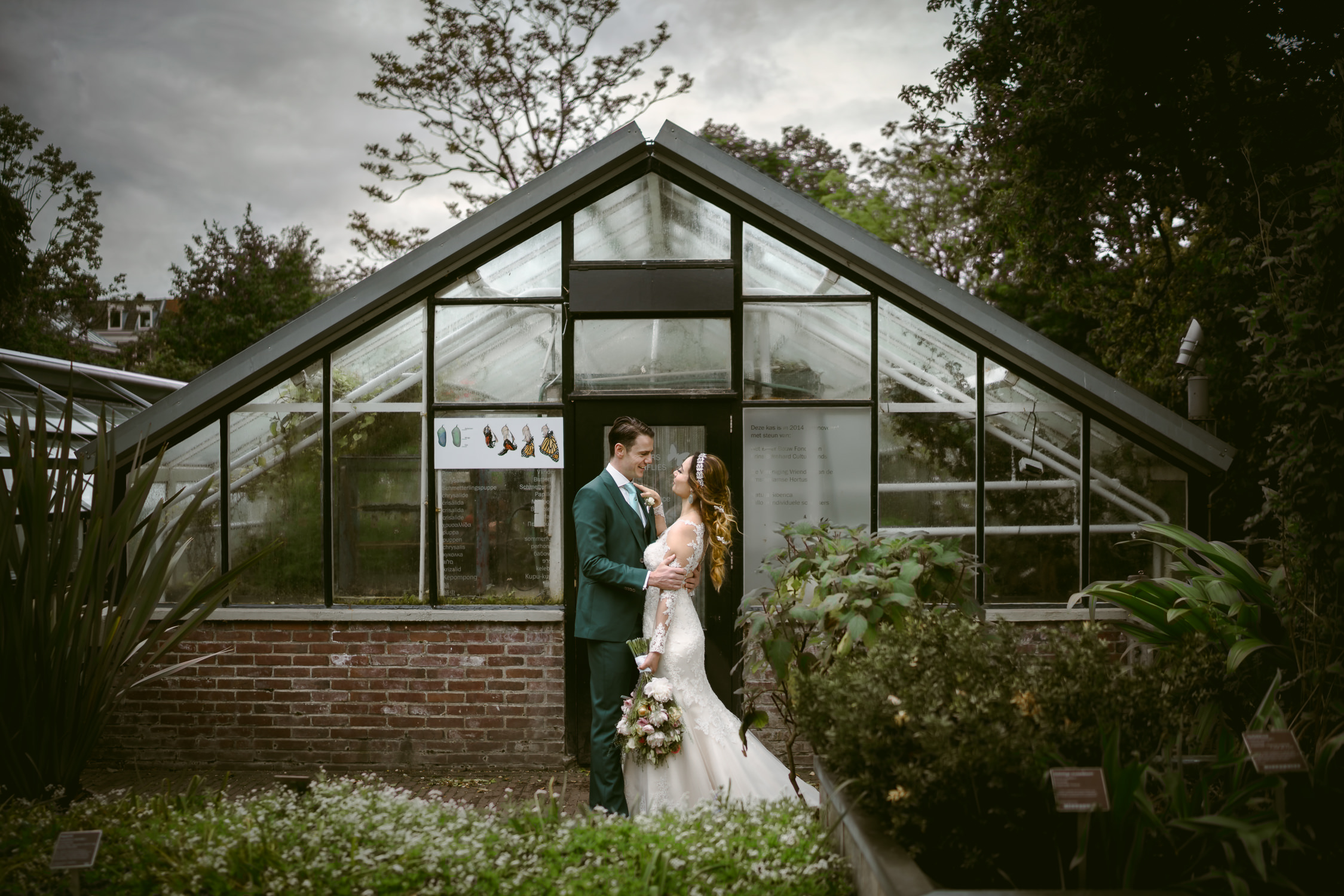 wedding photography amsterdam photo shoot hortus botanicus