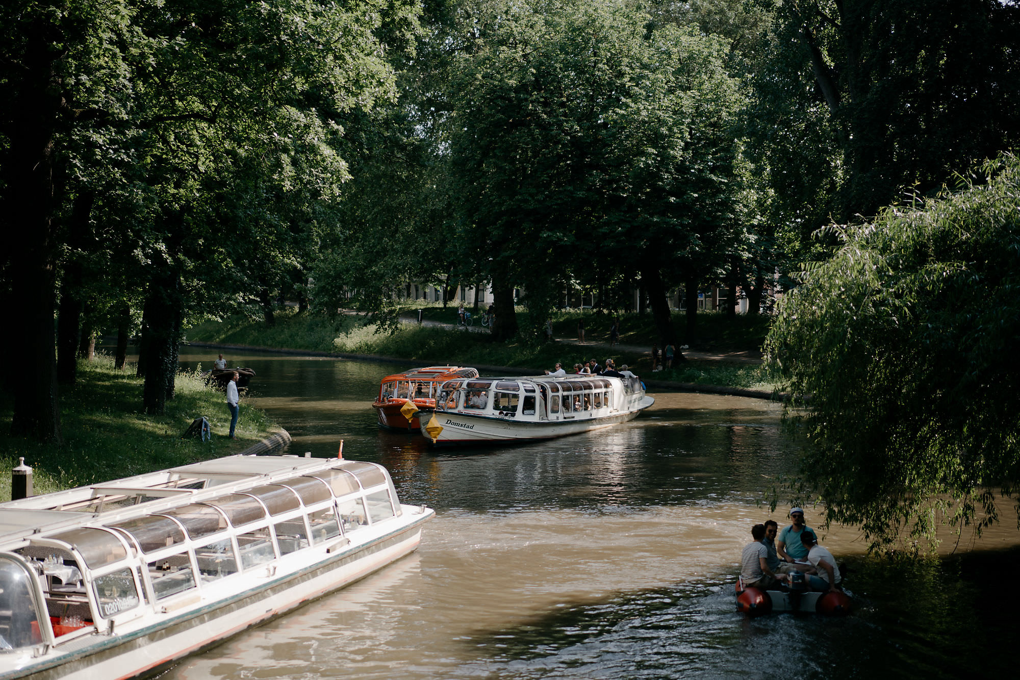 boat wedding utrechtse gracht photography mark hadden