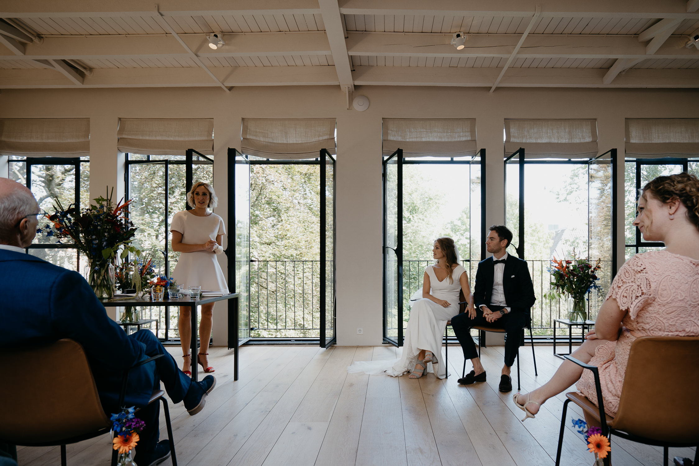 wedding ceremony in lovely venue in Amsterdam