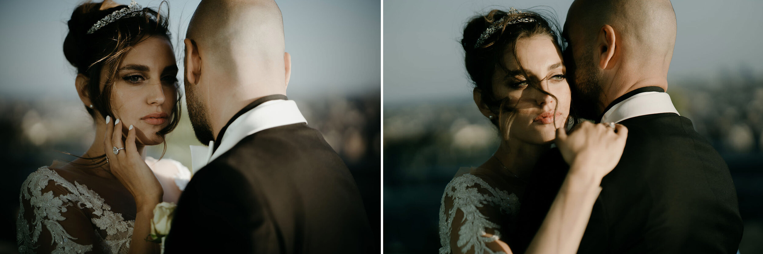 wedding couple portraits at adam toren by amsterdam wedding photographer mark hadden