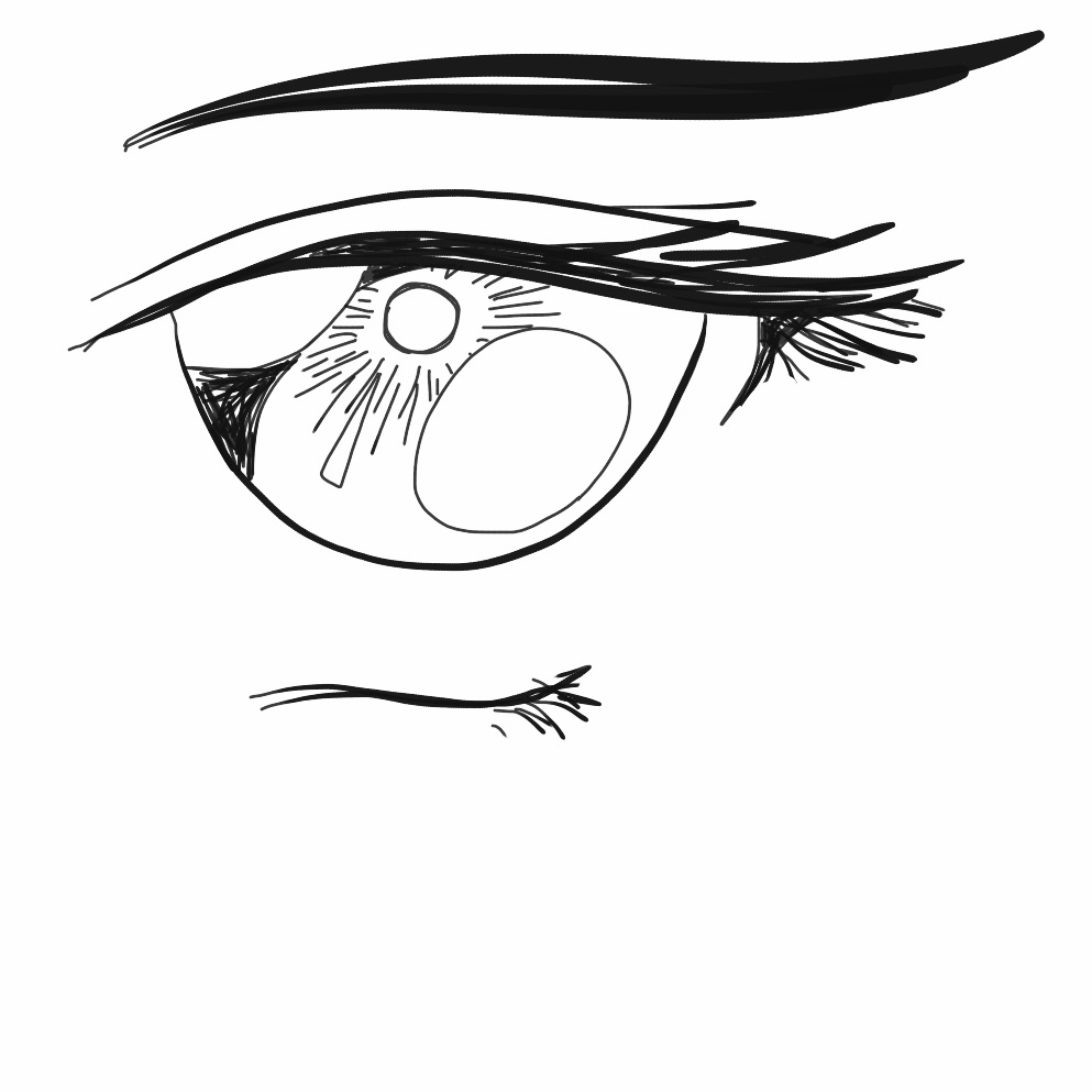 Drawing Eyes anime — shamsensei