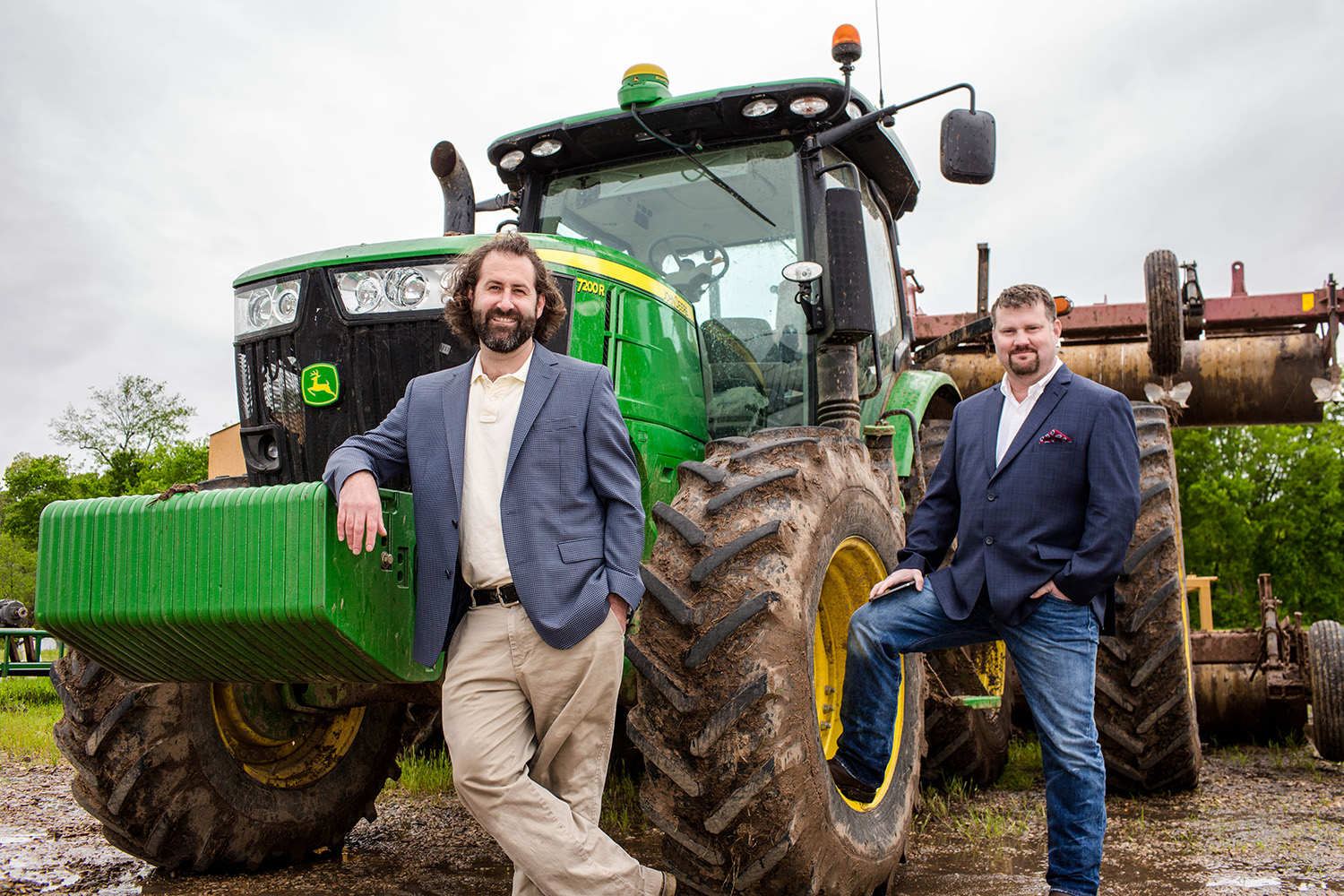  Karen E. Segrave | KES Photo

Grainster founders, Layne FortenBerry (left) is the CEO and Cotton Rohrscheib is COO. Grainster helps farmers find buyers for the right price as an online marketplace by cutting out the middleman. 