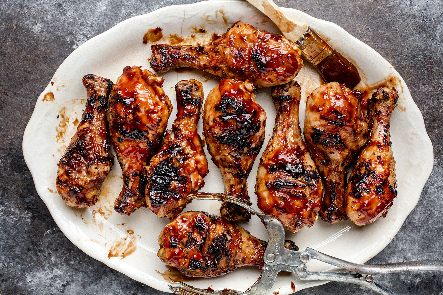 BBQ chicken legs.
