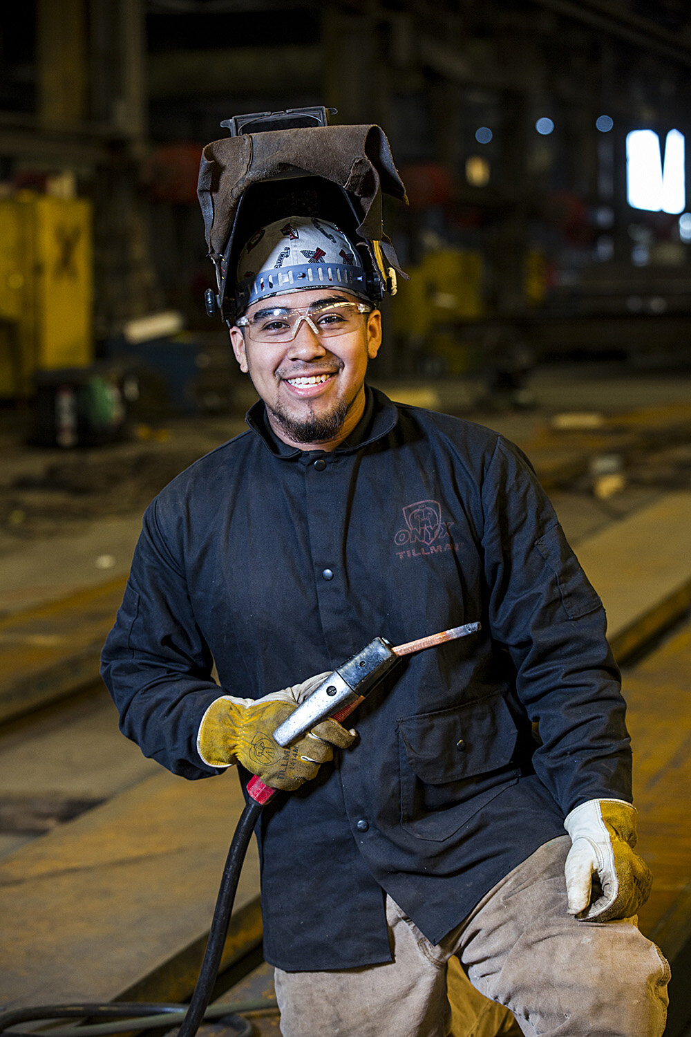 industry manufacturing steel welding hispanic male portrait 2.JPG