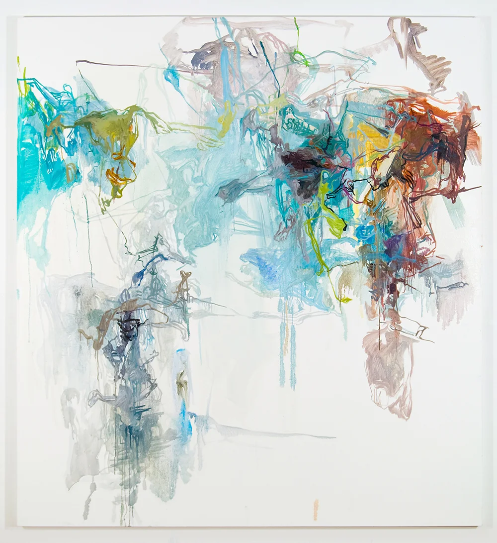 The Take Apart, 2008 oil on canvas, 70 x 64 in.