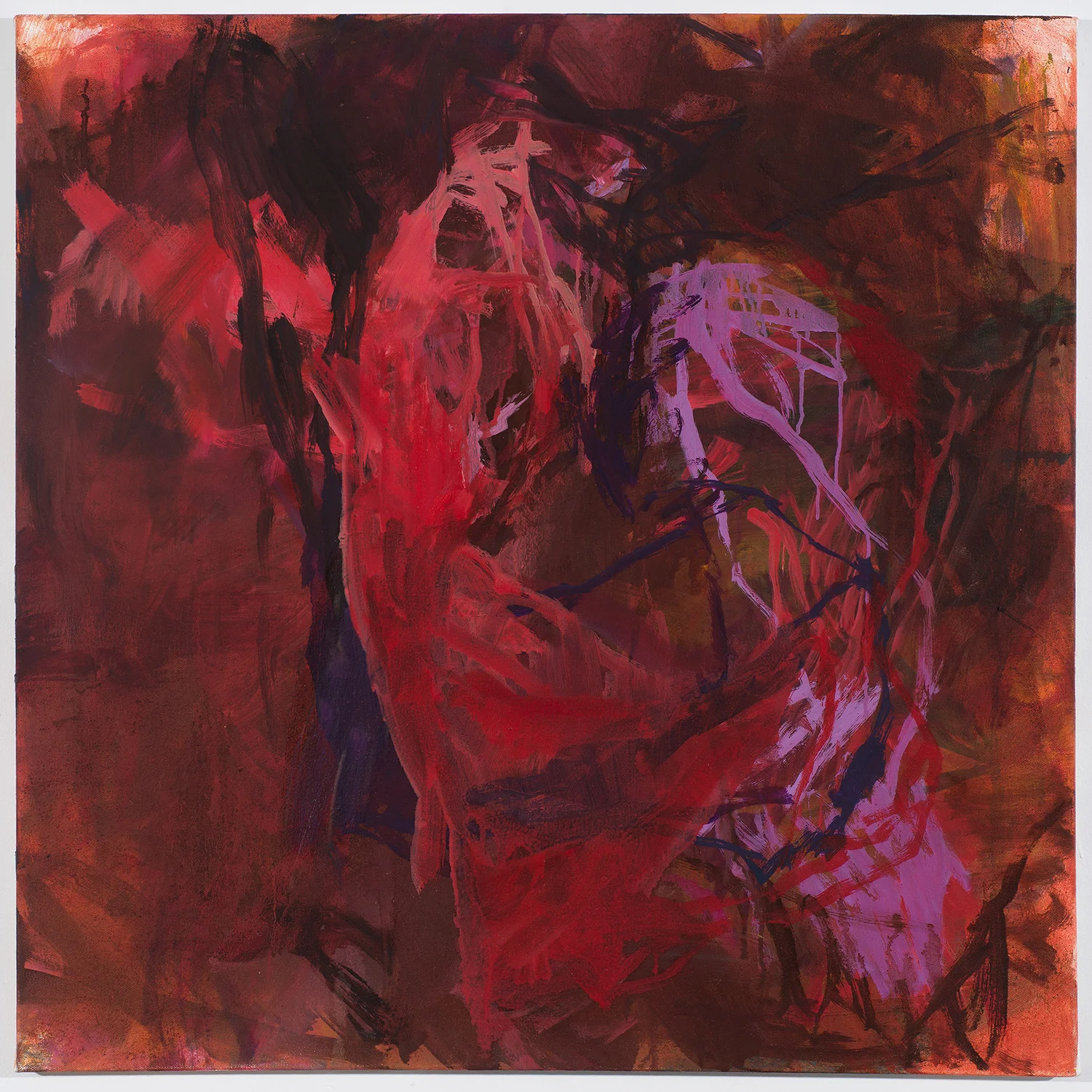 Swarm, 2013 oil on canvas, 30 x 30 in.
