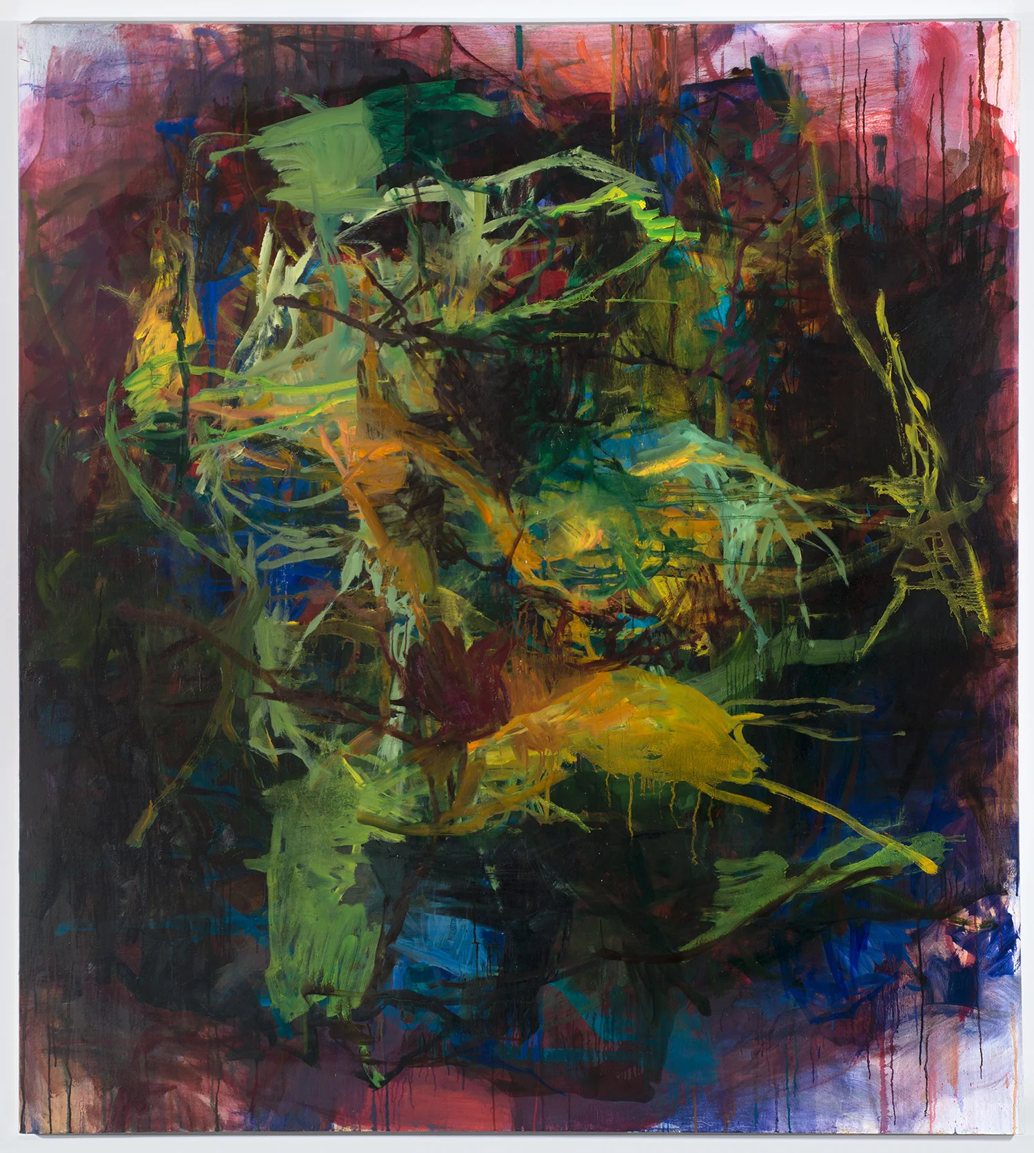 Murmur, 2014 oil on canvas, 70 x 64 in.
