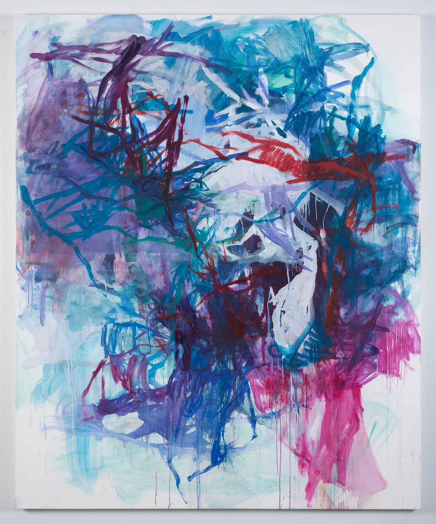 Cleave, 2014 oil on canvas, 78 x 64 in.
