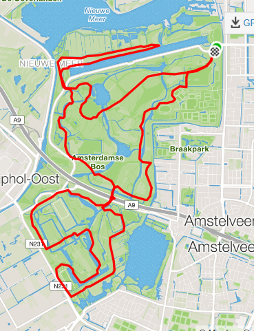 Hedendaags Favourite Running Routes — ATAC - Amsterdam Triathlon and Cycling Club UF-24