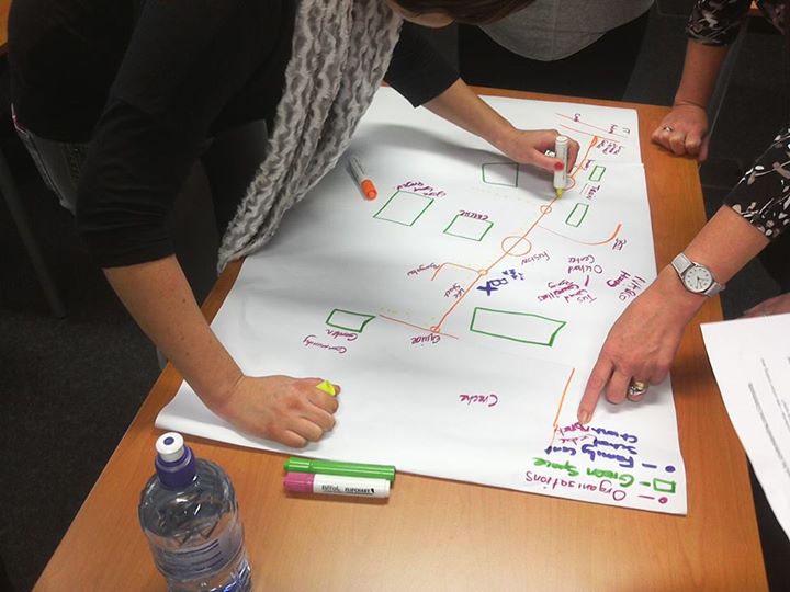 Drafting a community map of "cherry orchard", a disadvantaged NEIGHBORHOOD IN dublin