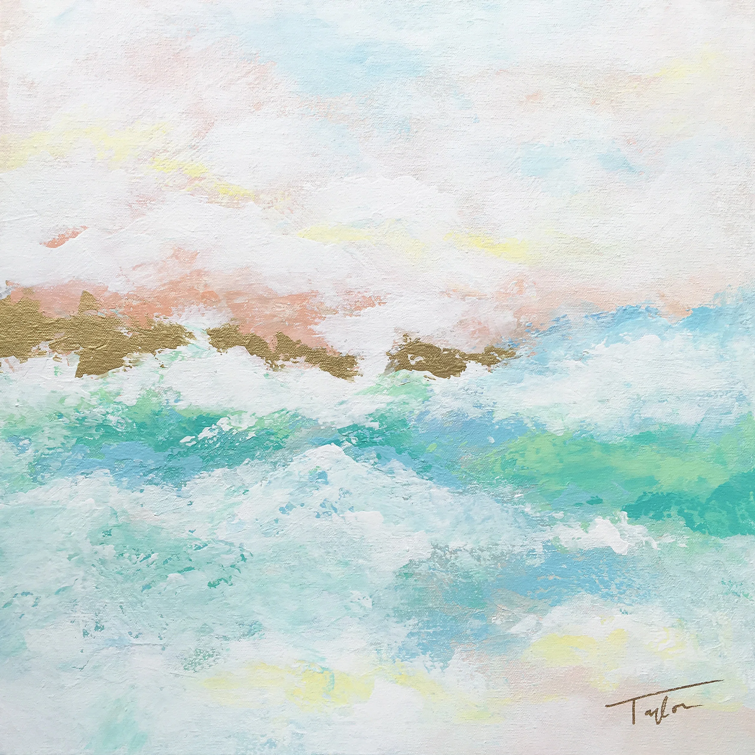 Caribbean Sunrise. 20x20in