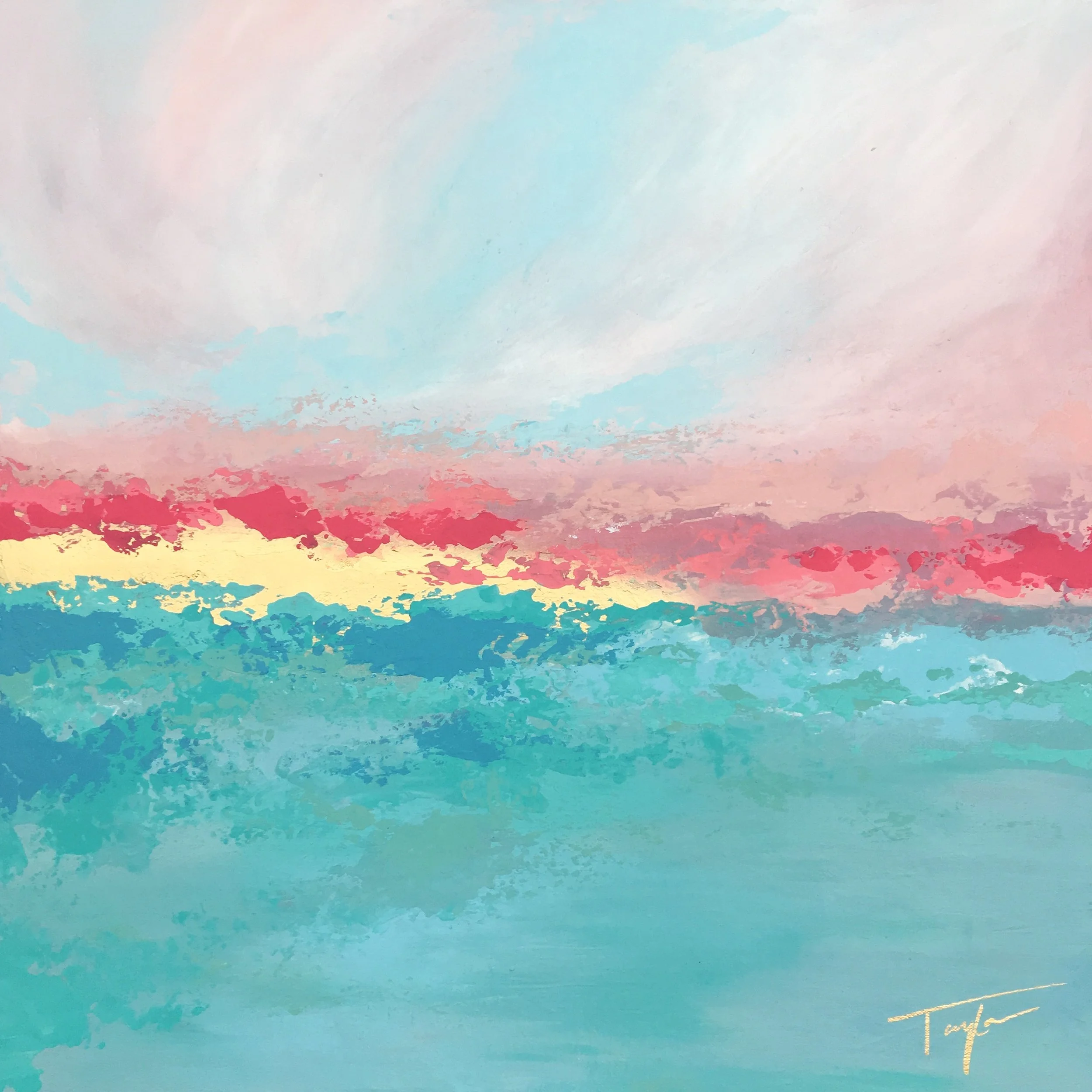 Rise and Shine. 24x24in