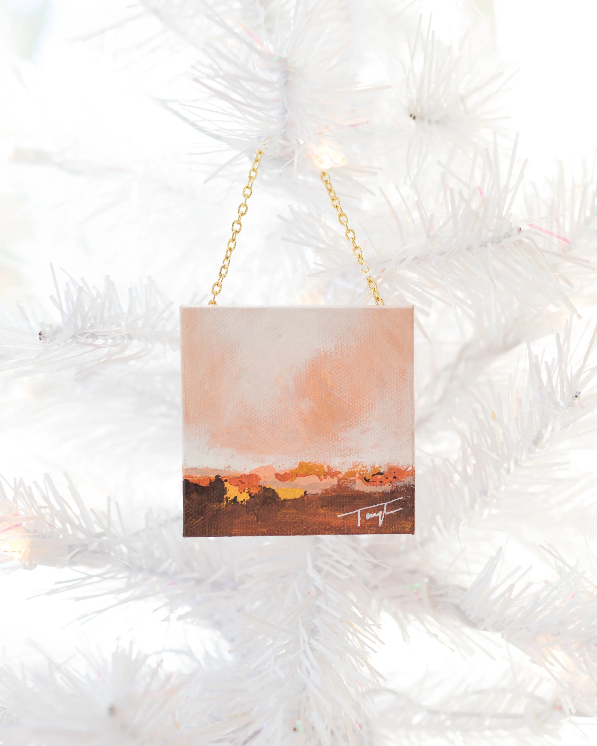 Mini Original Painting Ornament 25