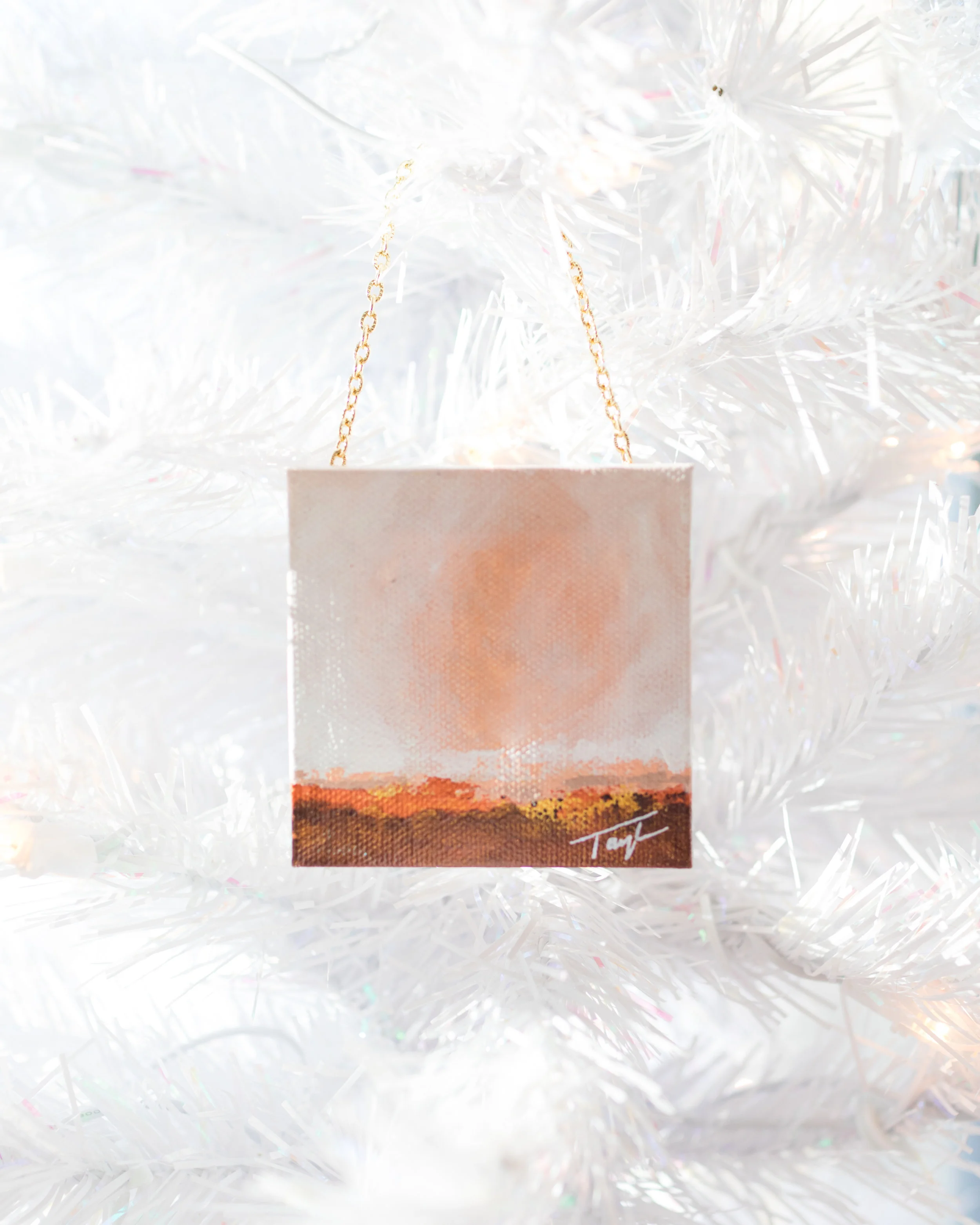 Mini Original Painting Ornament 26