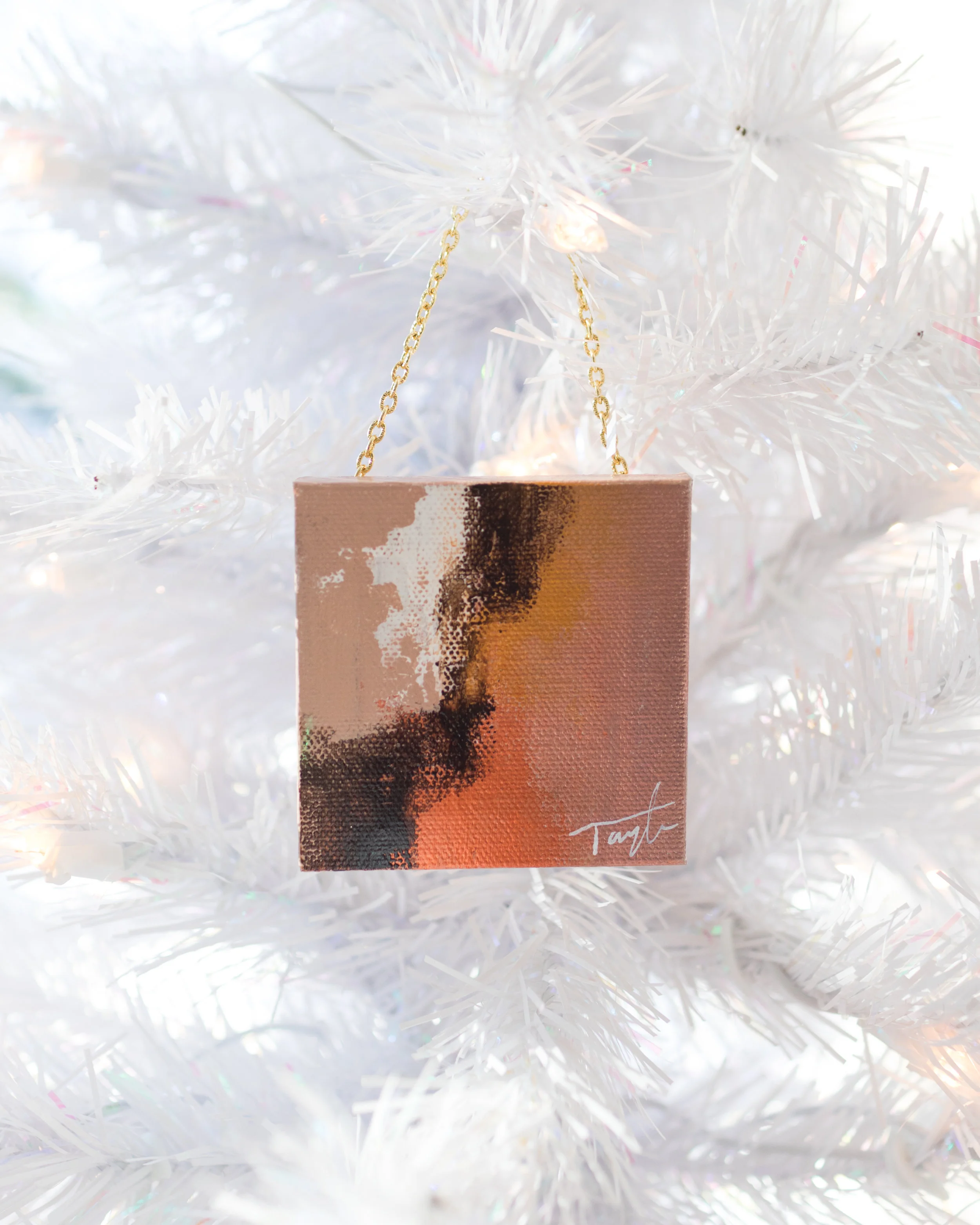 Mini Original Painting Ornament 28