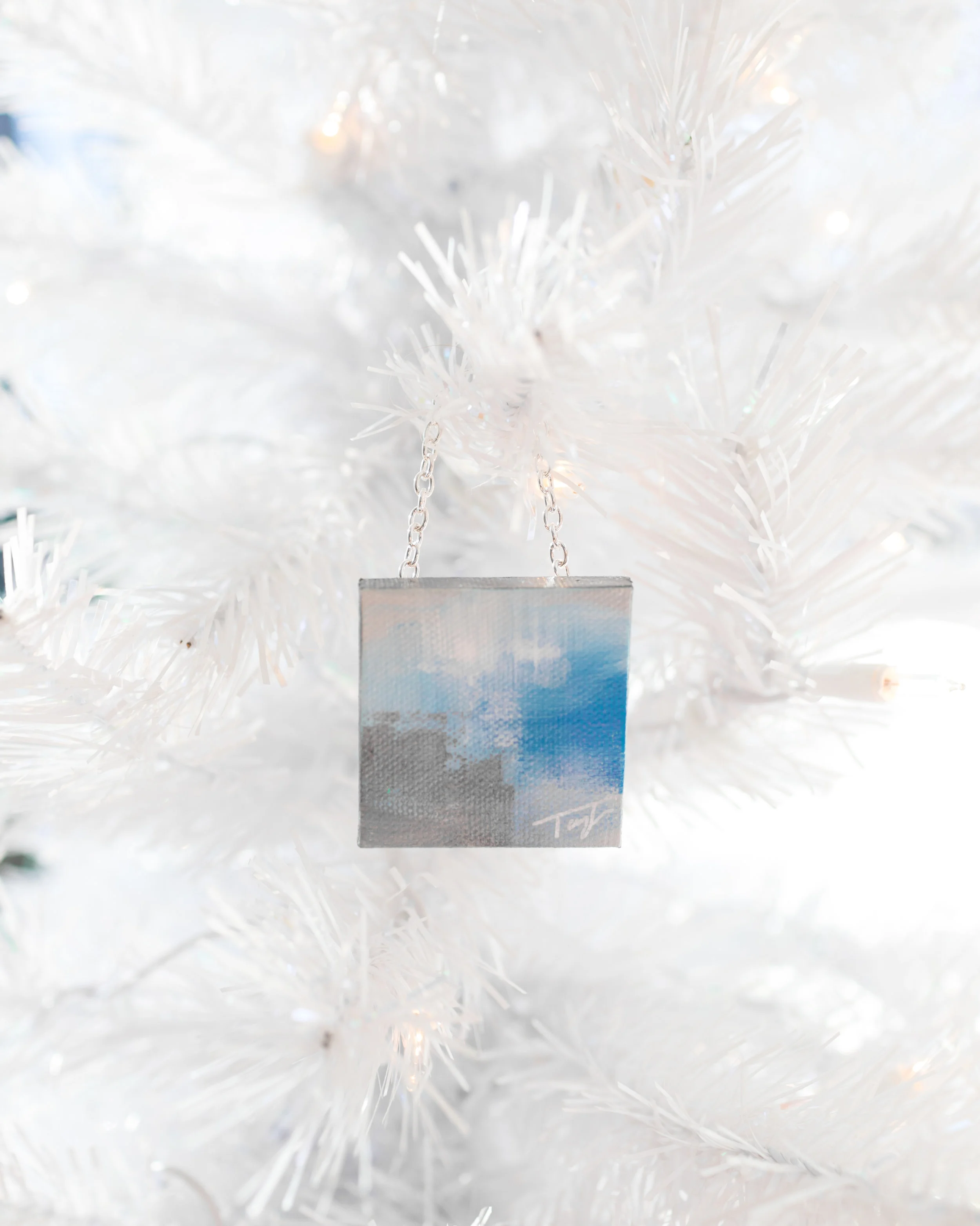 Extra-Mini Original Painting Ornament 13