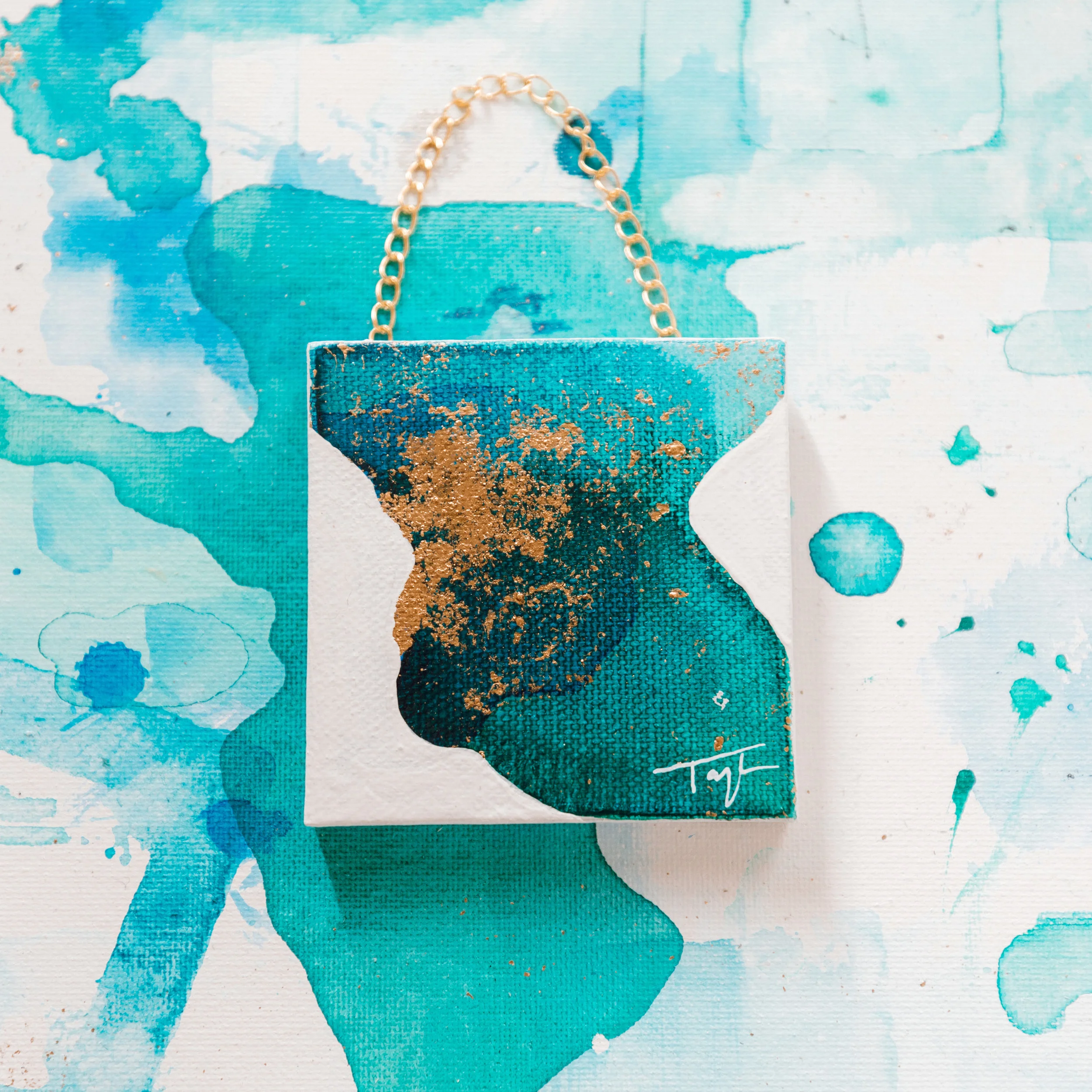 Mini Original Abstract Painting 3